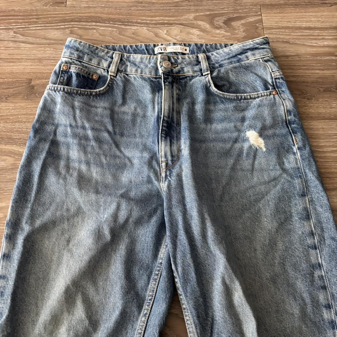 Zara Crazy Baggy Distressed Zara Skater Style Streetwear Denim Jeans! 30 x 31 Size US 30 / EU 46 - 5 Thumbnail