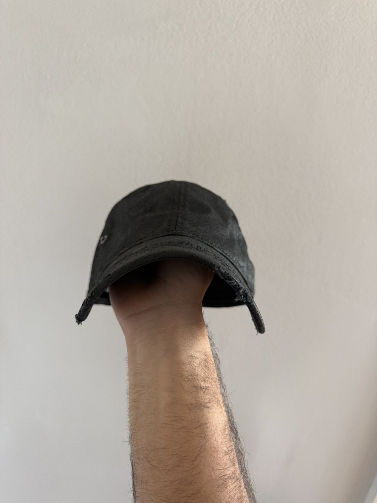 P.L.N. P.L.N. Oilskin Waxed Coated Cotton Distressed Cap/Hat Size ONE SIZE - 9 Thumbnail