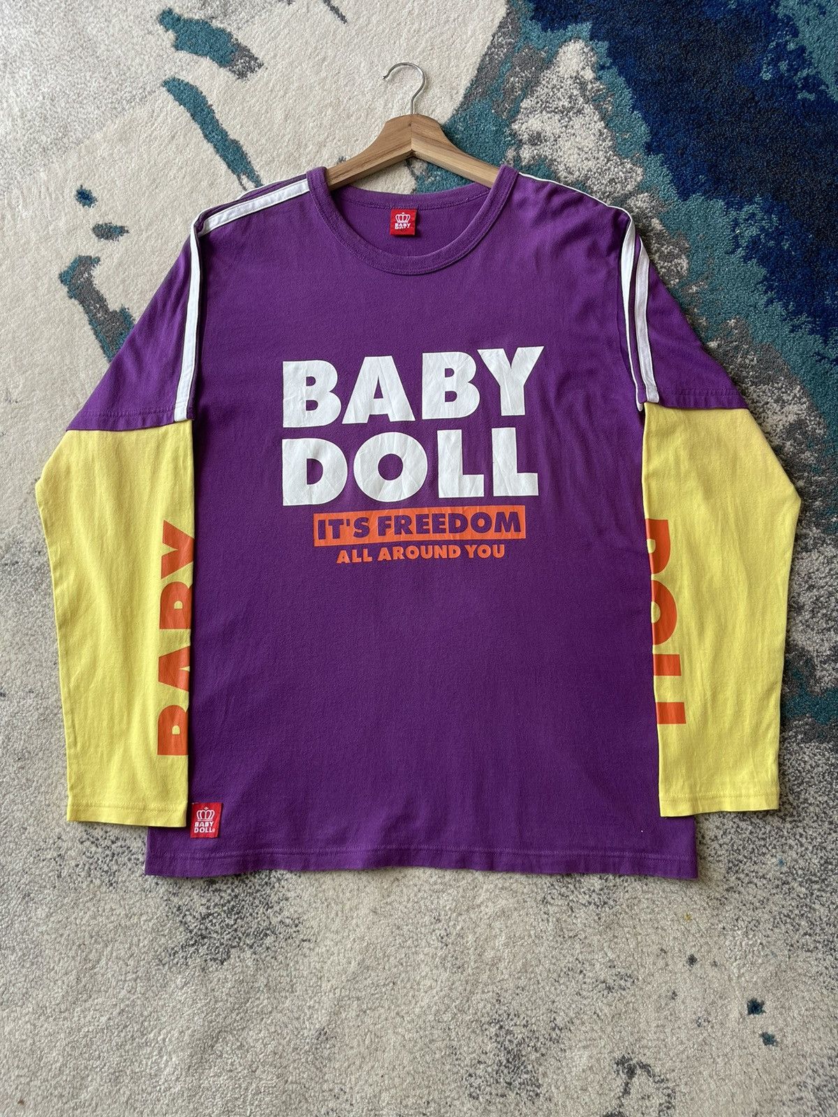 Vintage × Welcome Skateboards Baby Doll Skategang Style Y2k Tshirt Size US M / EU 48-50 / 2 - 1 Thumbnail