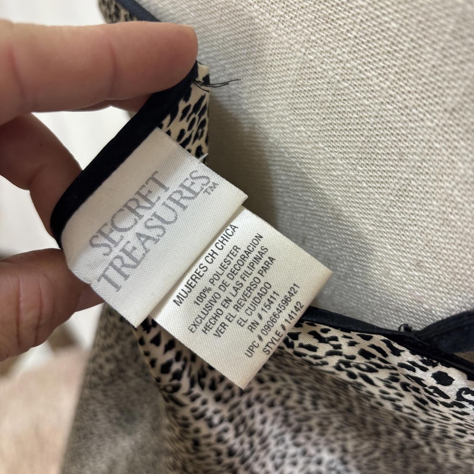 Other Vtg 90s satin leopard print lingerie gown sz small Size ONE SIZE - 4 Thumbnail