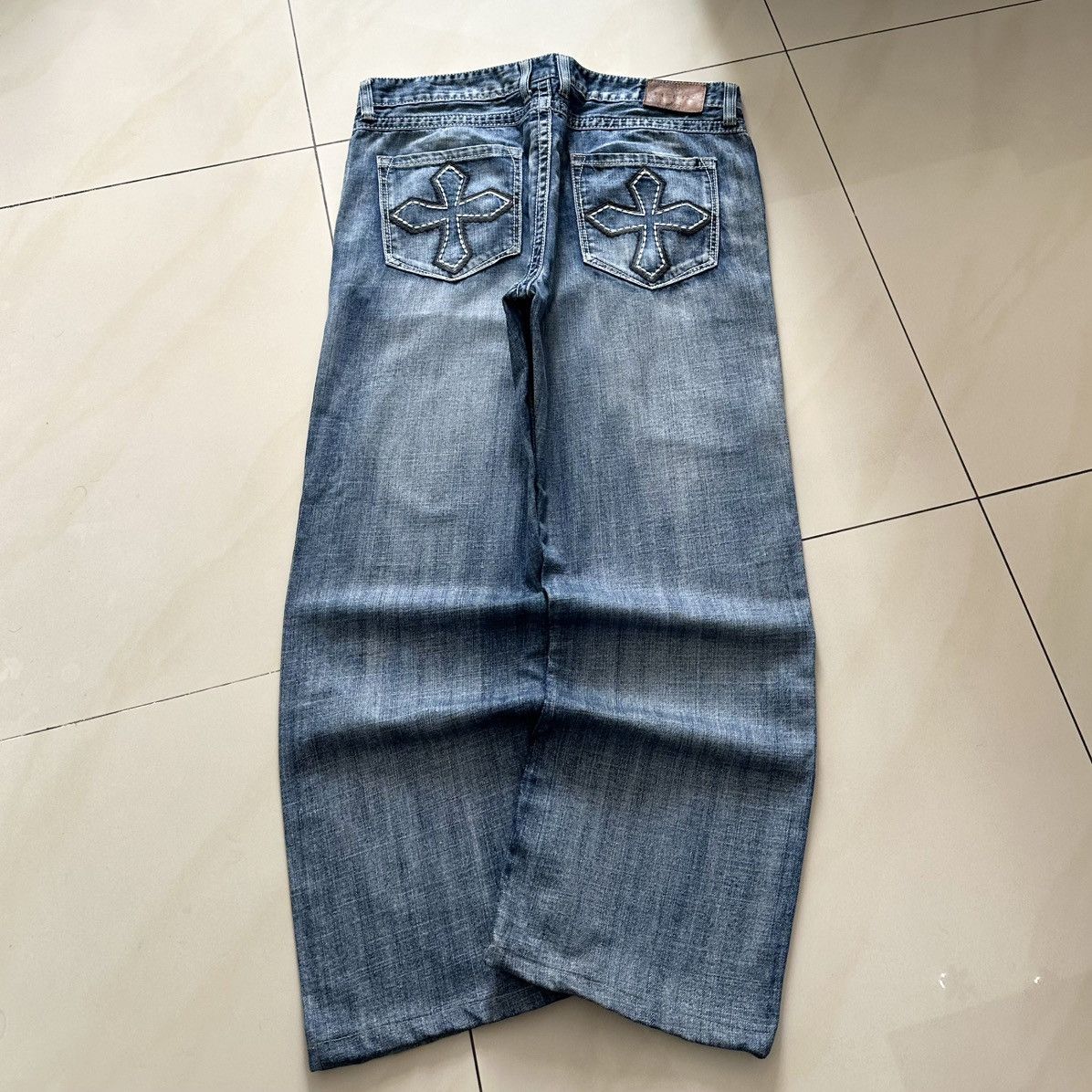 Helix Y2K Helix Jeans Mens Relaxed Boot Wash Baggy Size US 38 / EU 54 - 2 Thumbnail