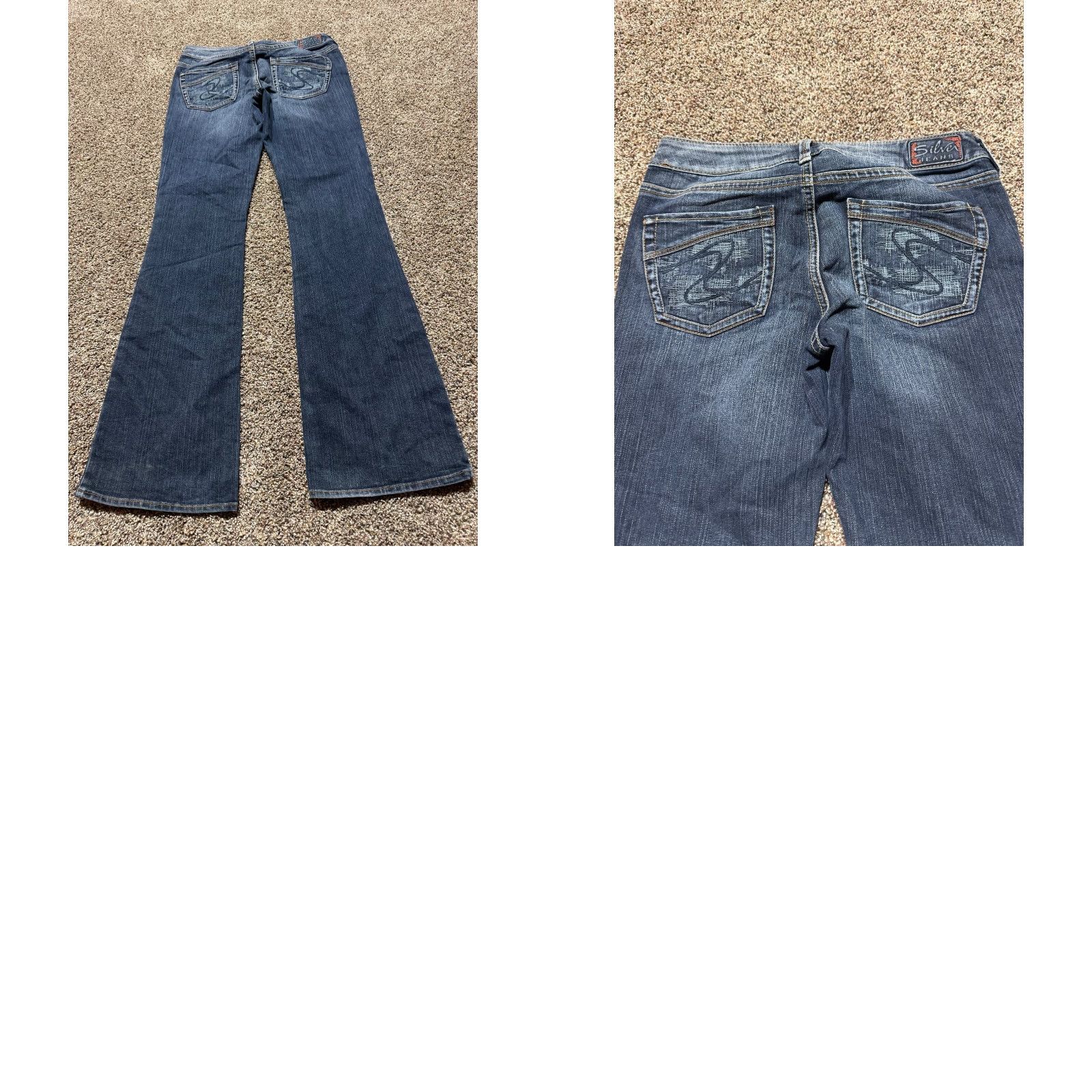 Silver Jeans Co. Silver Jeans Aiko Bootcut Jeans Women Size 28 Blue Denim Stretch 5-Pocket Size 28" / US 6 / IT 42 - 9 Thumbnail