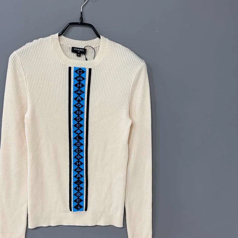 Chanel Chanel Letter string logo knitwear Size XXS / US 00 / IT 34 - 2 Thumbnail
