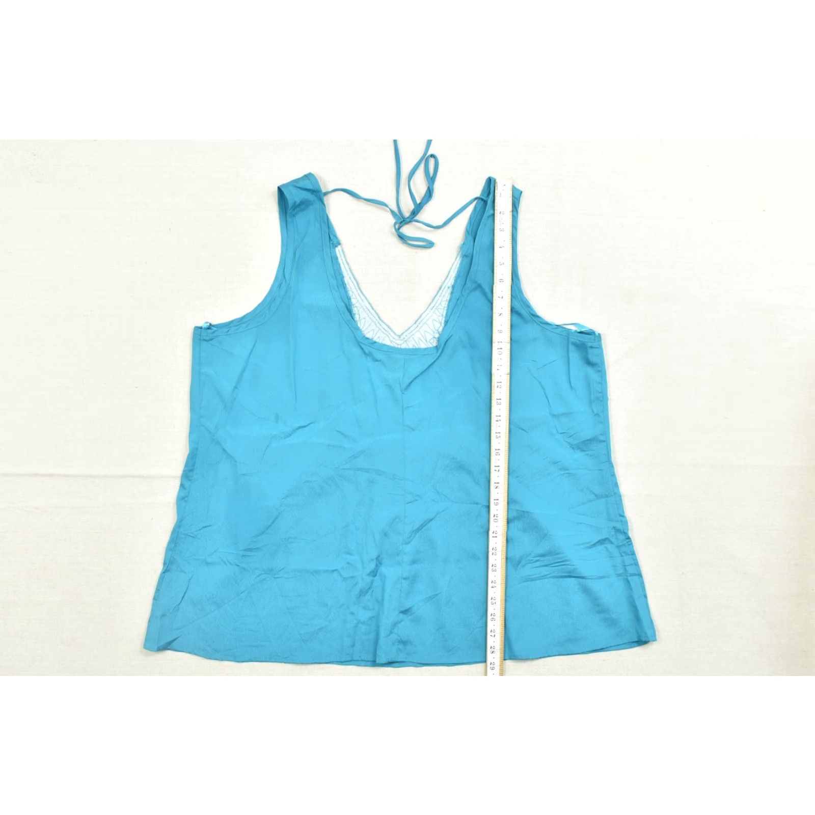 Torrid Torrid Blouse Tank Top Sleeveless Beaded V-Neck Teal Blue Plus Tunic Women 3 XS? Size XS / US 0-2 / IT 36-38 - 4 Thumbnail