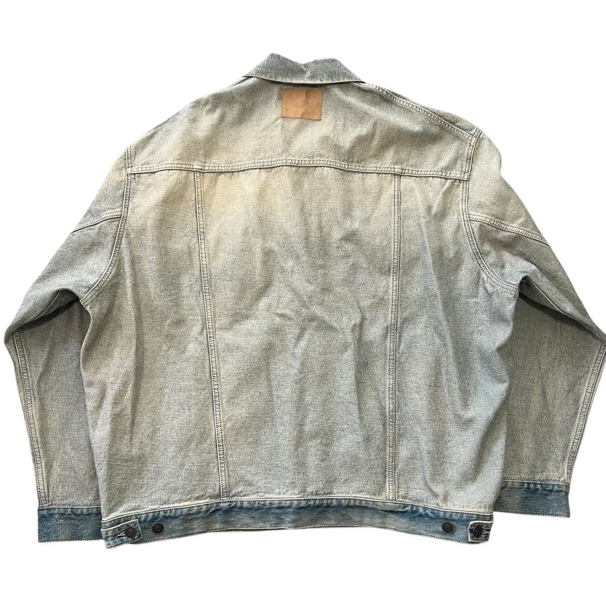 Balenciaga BALENCIAGA 24SS Inside-Out Oversized Organic Denim Jacket Size US L / EU 52-54 / 3 - 13 Thumbnail