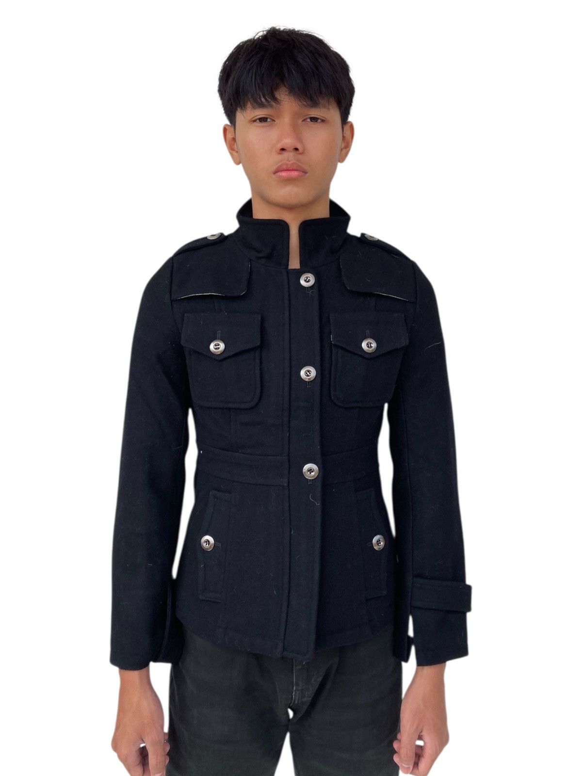14th Addiction 2000s Tornado Mart Femme - Wool Jacket Size M / US 6-8 / IT 42-44 - 1 Thumbnail