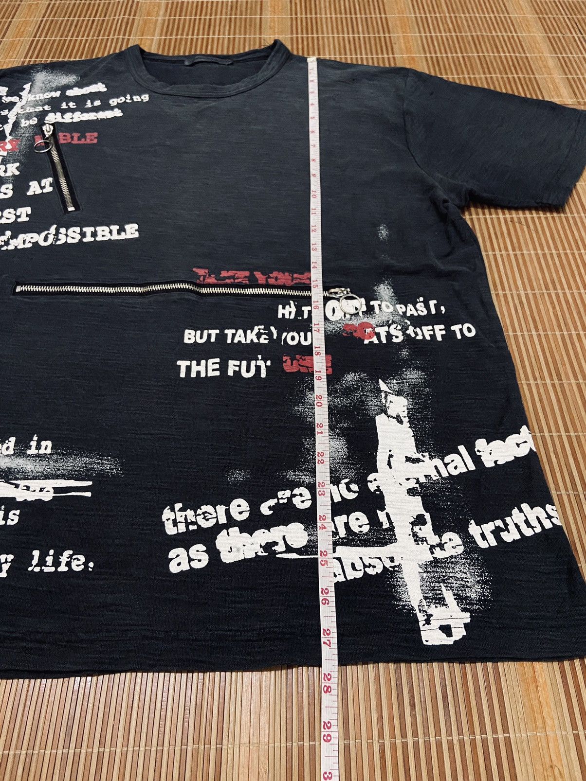 Japanese Brand GRASS HETHER PUNKERS TEE Size US XXL / EU 58 / 5 - 8 Thumbnail