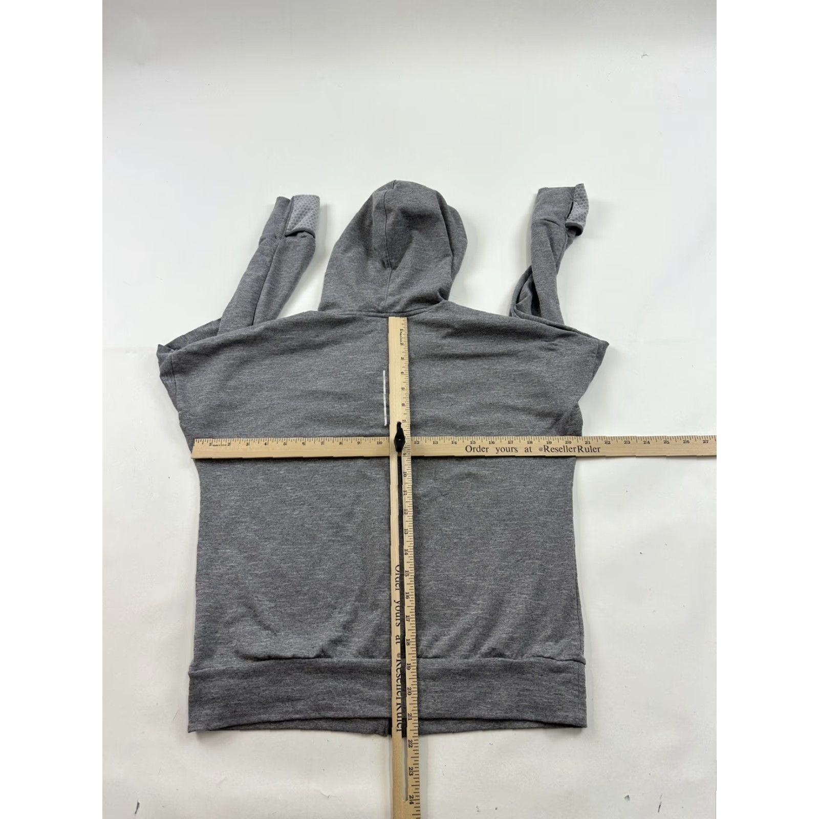 Nike Nike Hoodie Running Sweatshirt Shirt Women’s XS Gray Long Sleeve Size XS / US 0-2 / IT 36-38 - 4 Thumbnail