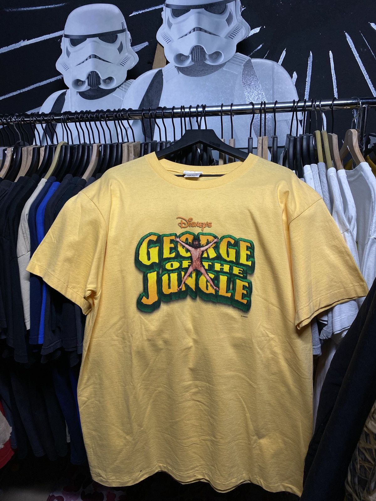 Disney × Vintage Vintage 90’s George of the Jungle T-Shirt Disney Movie XL Size US XL / EU 56 / 4 - 1 Thumbnail