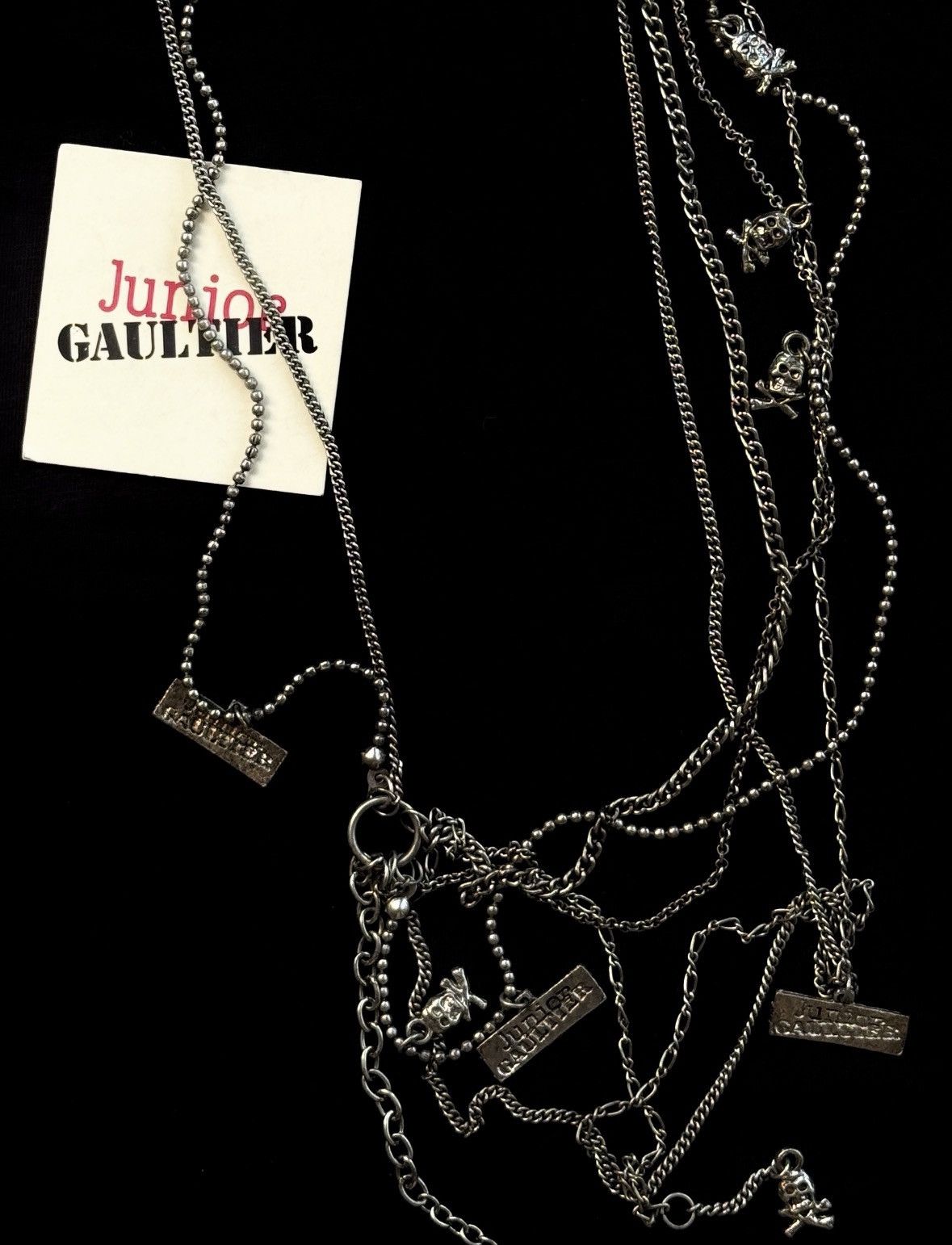 Jean Paul Gaultier Jean Paul Gaultier Junior Multi Chain Charm Necklace 1990 Size ONE SIZE - 4 Thumbnail