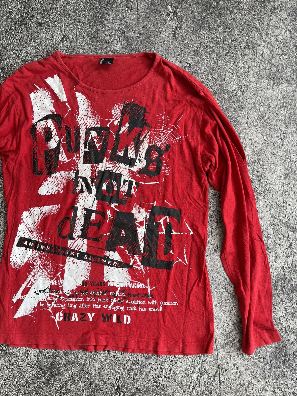 Japanese Brand Y2K The Breakers Punk long sleeve Size US L / EU 52-54 / 3 - 2 Thumbnail