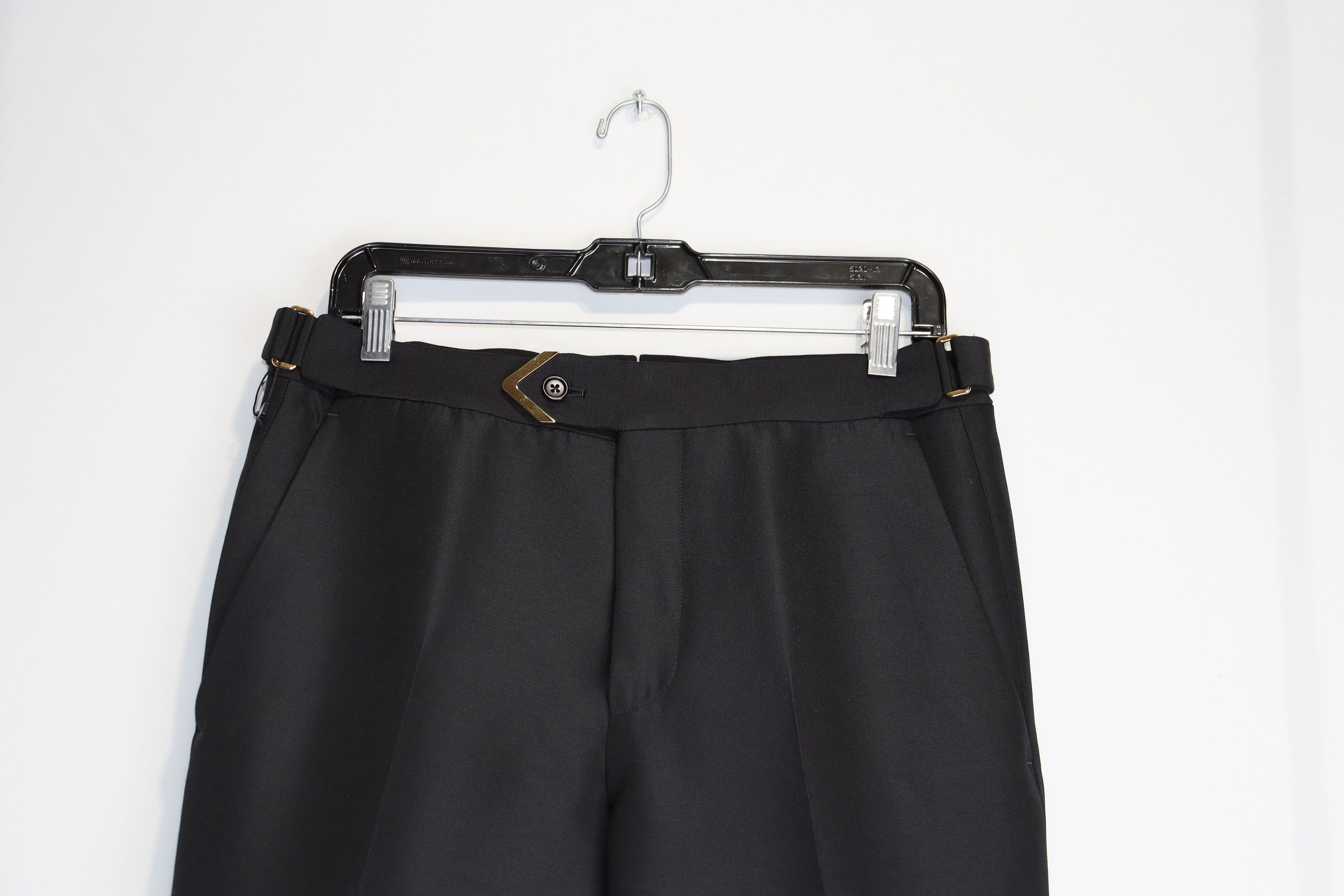 Tom Ford o1rshd1 Belted Formal Slacks / Trousers in Black Size US 30 / EU 46 - 5 Thumbnail