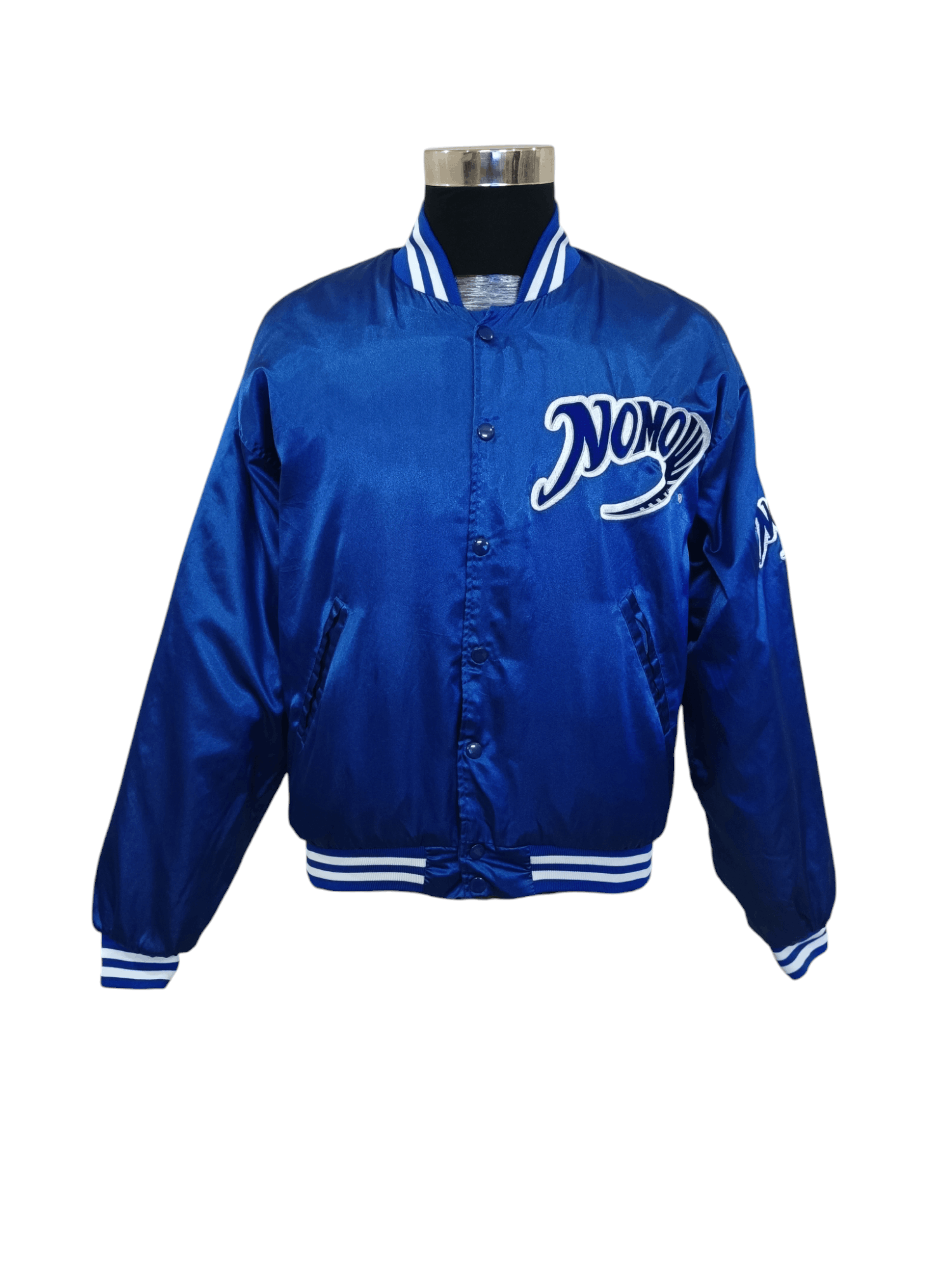 Japanese Brand × MLB Vintage 90's Baseball Jacket Nomo Size US L / EU 52-54 / 3 - 1 Thumbnail