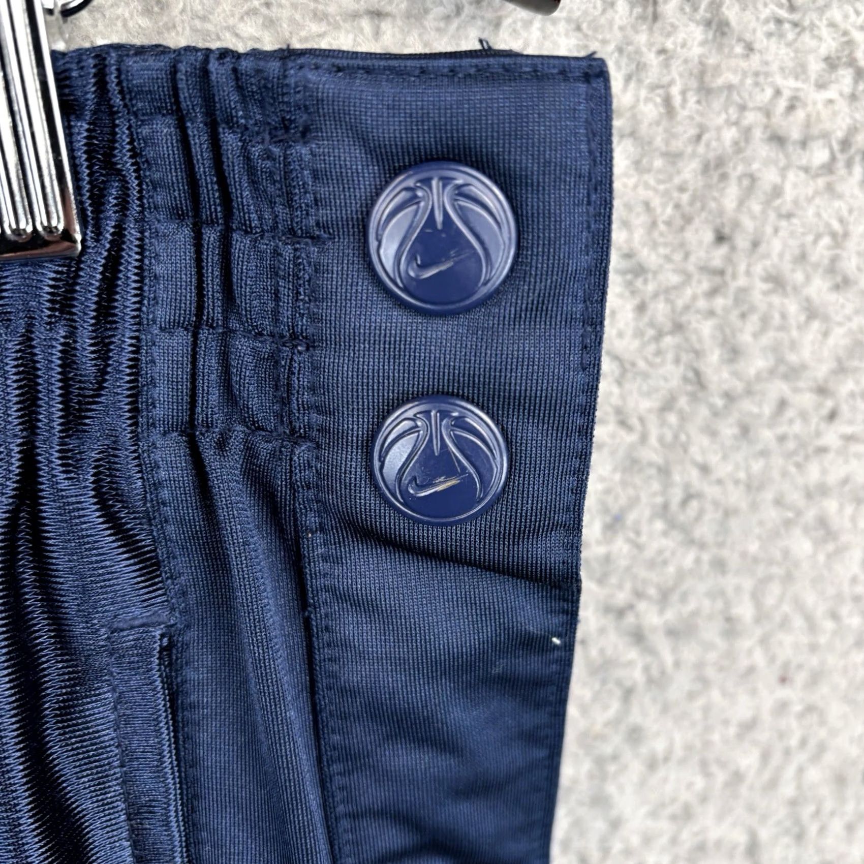 Nike Nike Shiny Dazzle Break Away Pants Mens XL Navy Baggy Vintage 90s Y2K Basketball Track Pants Size US 36 / EU 52 - 3 Thumbnail