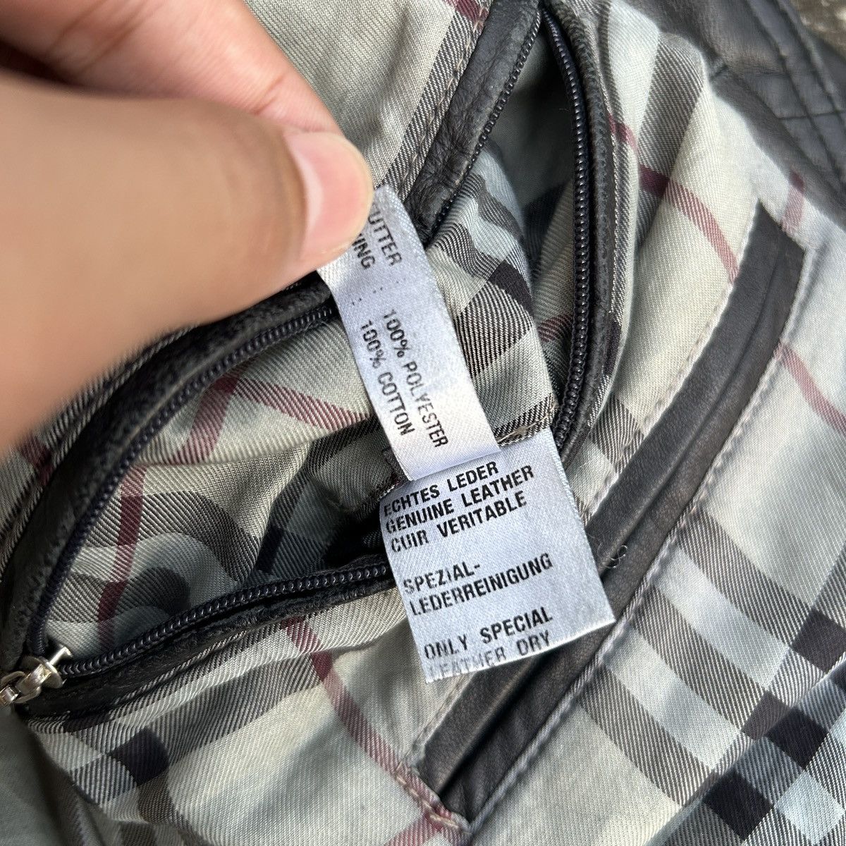 Burberry Vintage Burberry London Leather Jacket Size US M / EU 48-50 / 2 - 16 Thumbnail