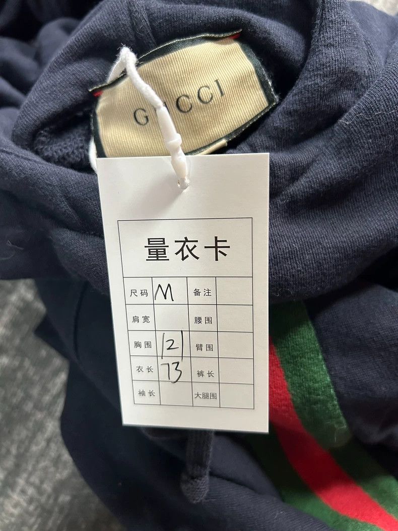 Gucci Gucci Black belt logo half-zipper hooded sweatshirt 2502-Ne Size US M / EU 48-50 / 2 - 7 Thumbnail