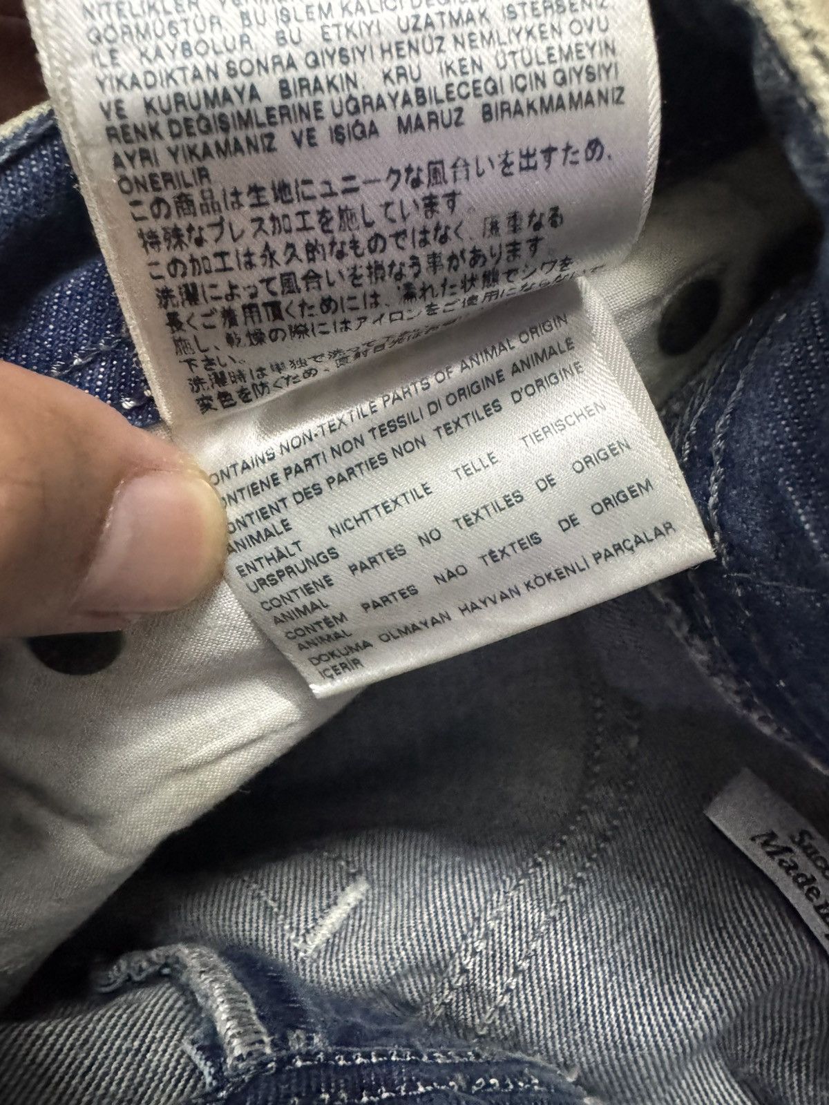 Diesel DIESEL SAFADO WASHED DISTRESSED JEANS Size US 34 / EU 50 - 7 Thumbnail