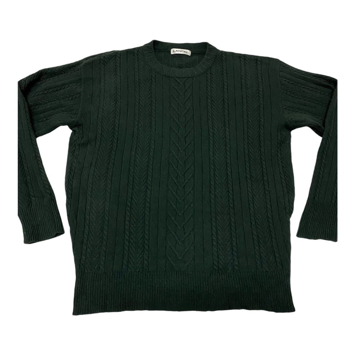 Lancel Lancel Cable Knit Crewneck Sweater (C3) Size US L / EU 52-54 / 3 - 2 Thumbnail