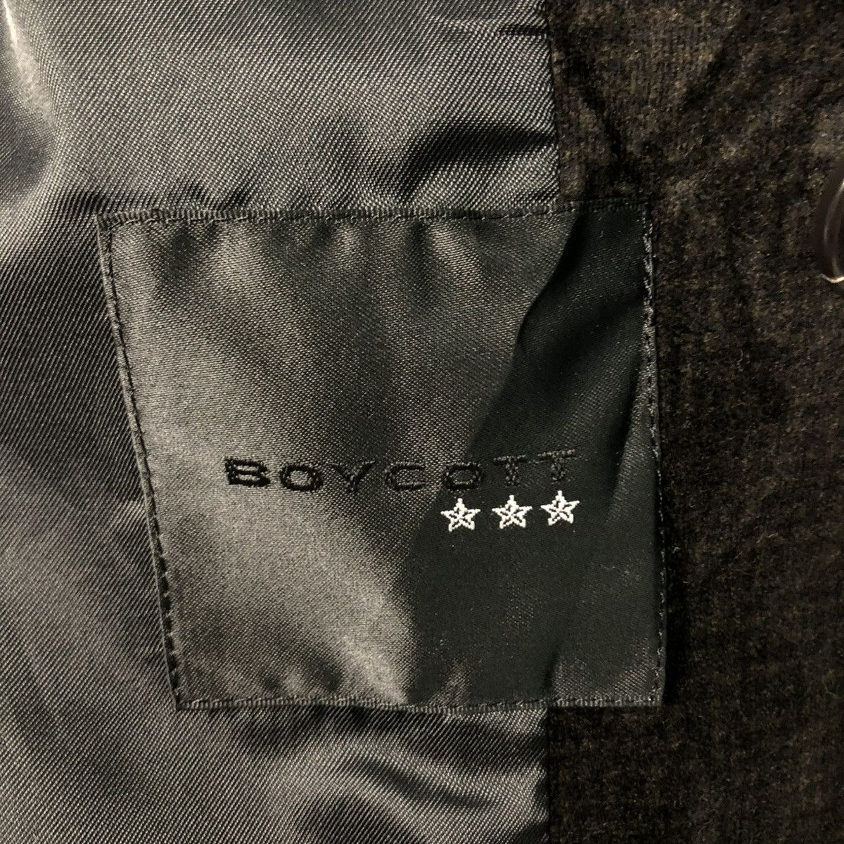 Boycott 🔥RICH BLACK VINTAGE BIKER JACKET BOYCOTT ISSEY MIYAKE Size US M / EU 48-50 / 2 - 19 Thumbnail