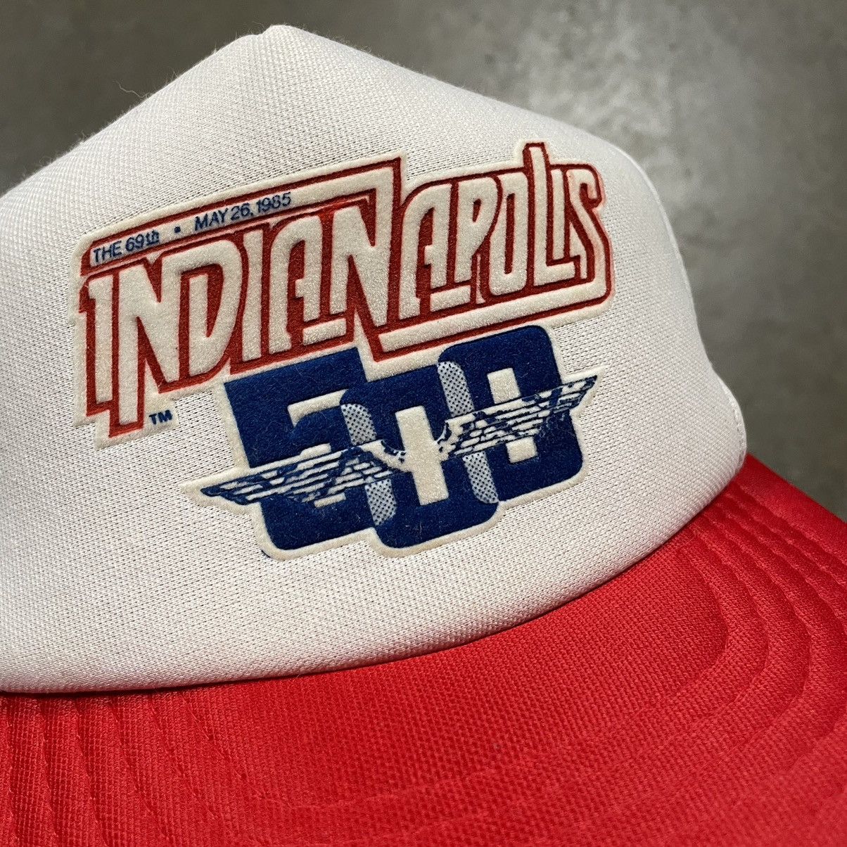 NASCAR × Vintage Vintage NASCAR Indianapolis 500 SnapBack Trucker Hat 80s Size ONE SIZE - 3 Thumbnail