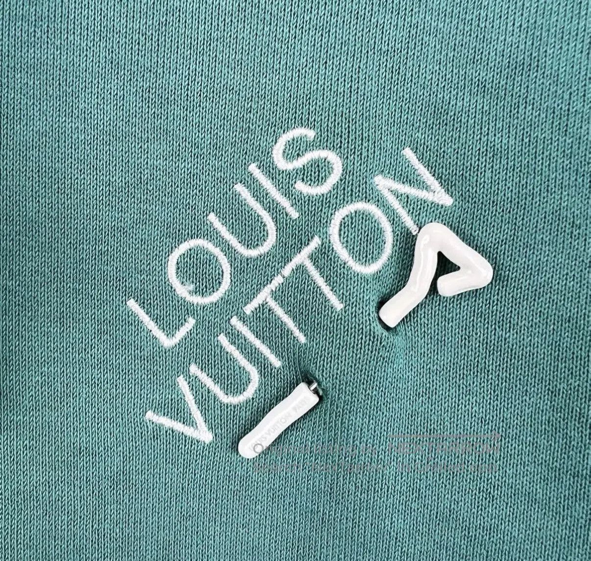 Louis Vuitton Green XXL Hoodie with Drawstrings and Front Pocket. Size US XXL / EU 58 / 5 - 4 Thumbnail