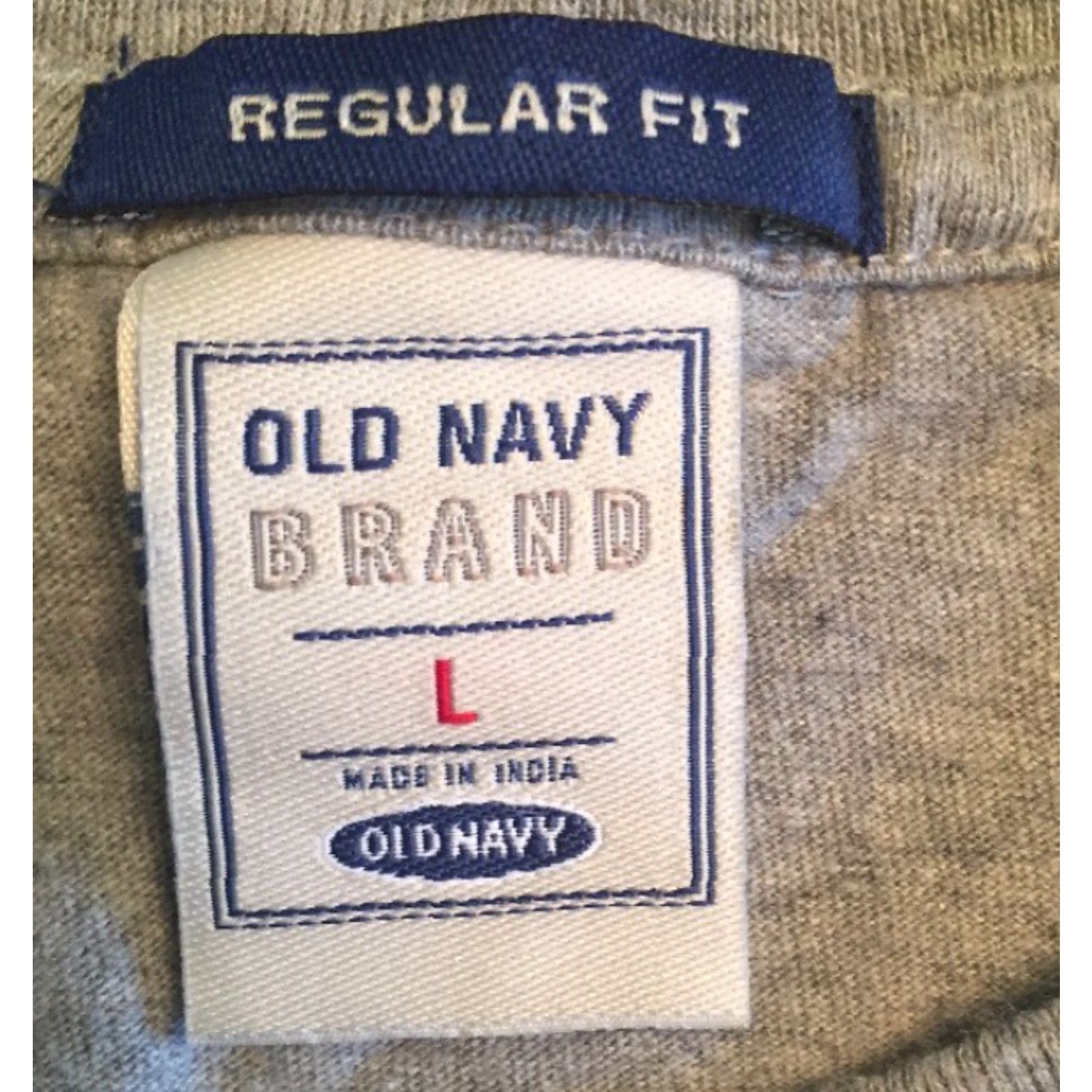 Old Navy Old Navy T-Shirt Size L Men Gray Blue Short Sleeve Graphic Tee B259 Size US L / EU 52-54 / 3 - 3 Thumbnail