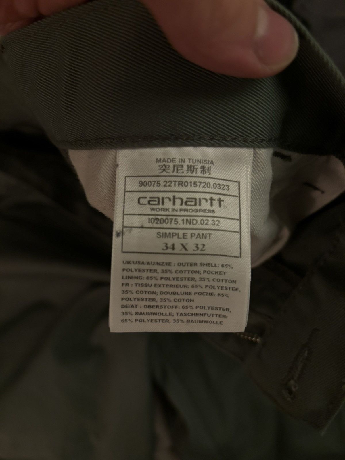 Carhartt Carhartt casual pants in green Size US 34 / EU 50 - 4 Thumbnail