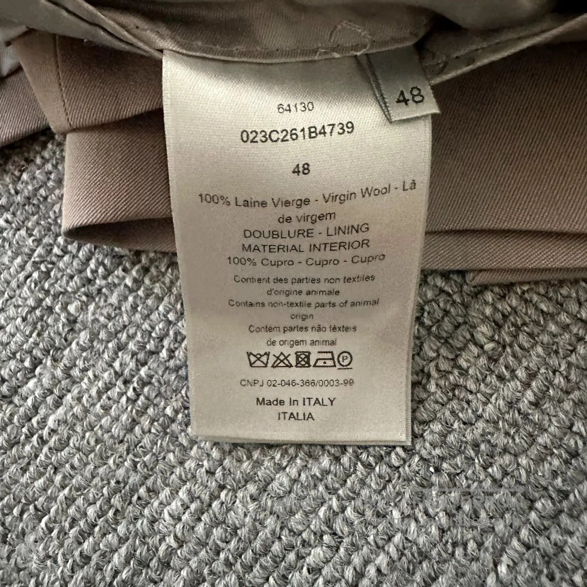 Dior Dior 23SS Khaki Diagonal Buckle Suit Set. Size US XL / EU 56 / 4 - 5 Thumbnail