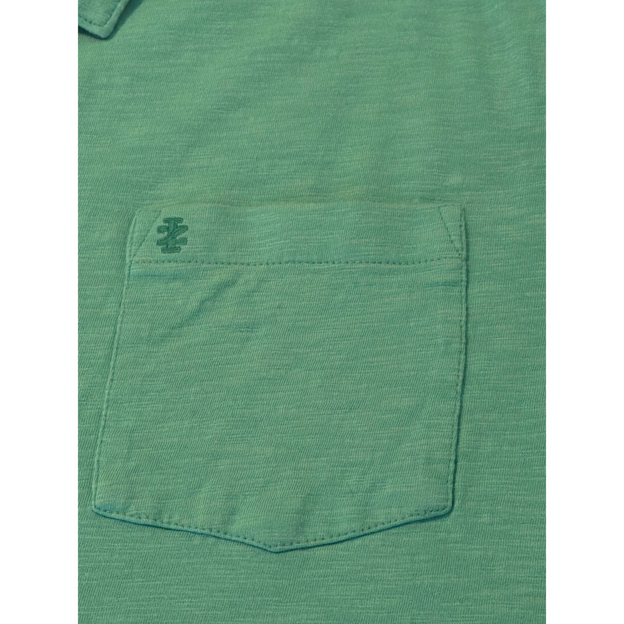 Izod IZOD Green Polo Shirt Pocket Short Sleeve Casual 3 Button 10 Size US XXL / EU 58 / 5 - 3 Thumbnail
