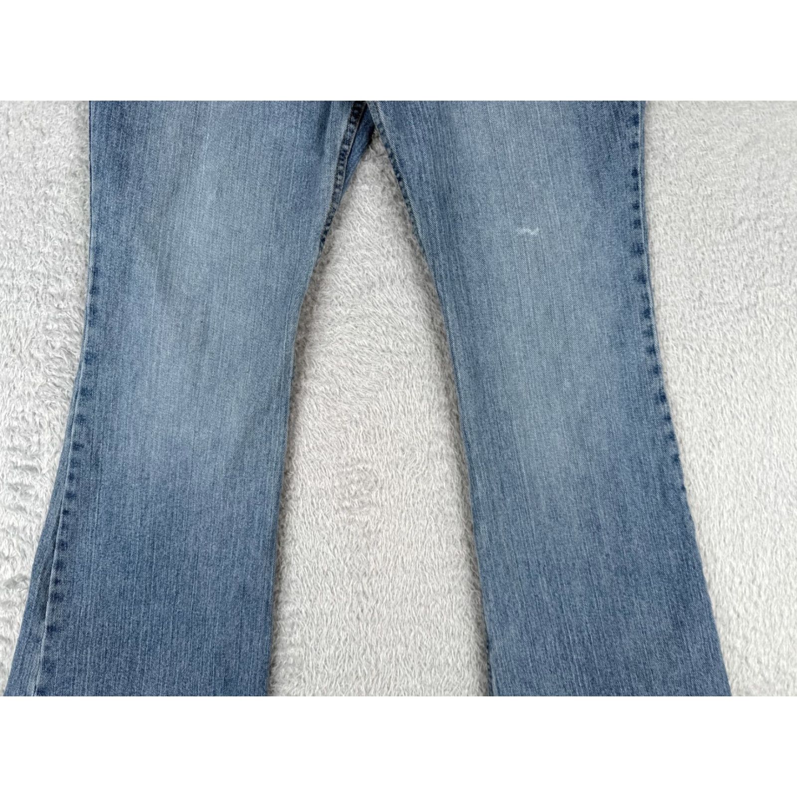 Vintage Maurices Jeans Women Flared Denim 32x31 Modern Mid Rise 100% Cotton Blue 13 N/A Mens? Womens Size 34" / US 12 / IT 48 - 3 Thumbnail