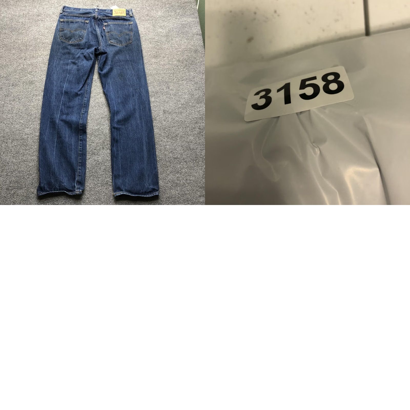 Levi's Levi's Jeans Mens 35x30 Blue Medium Wash Straight Leg Button Fly Denim Pants Size US 35 - 8 Thumbnail