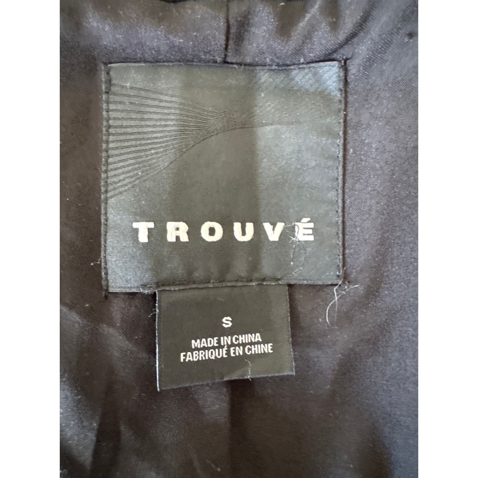 Other TROUVE Slit Back Open Front Lightweight Blazer Black Size S / US 4 / IT 40 - 6 Thumbnail