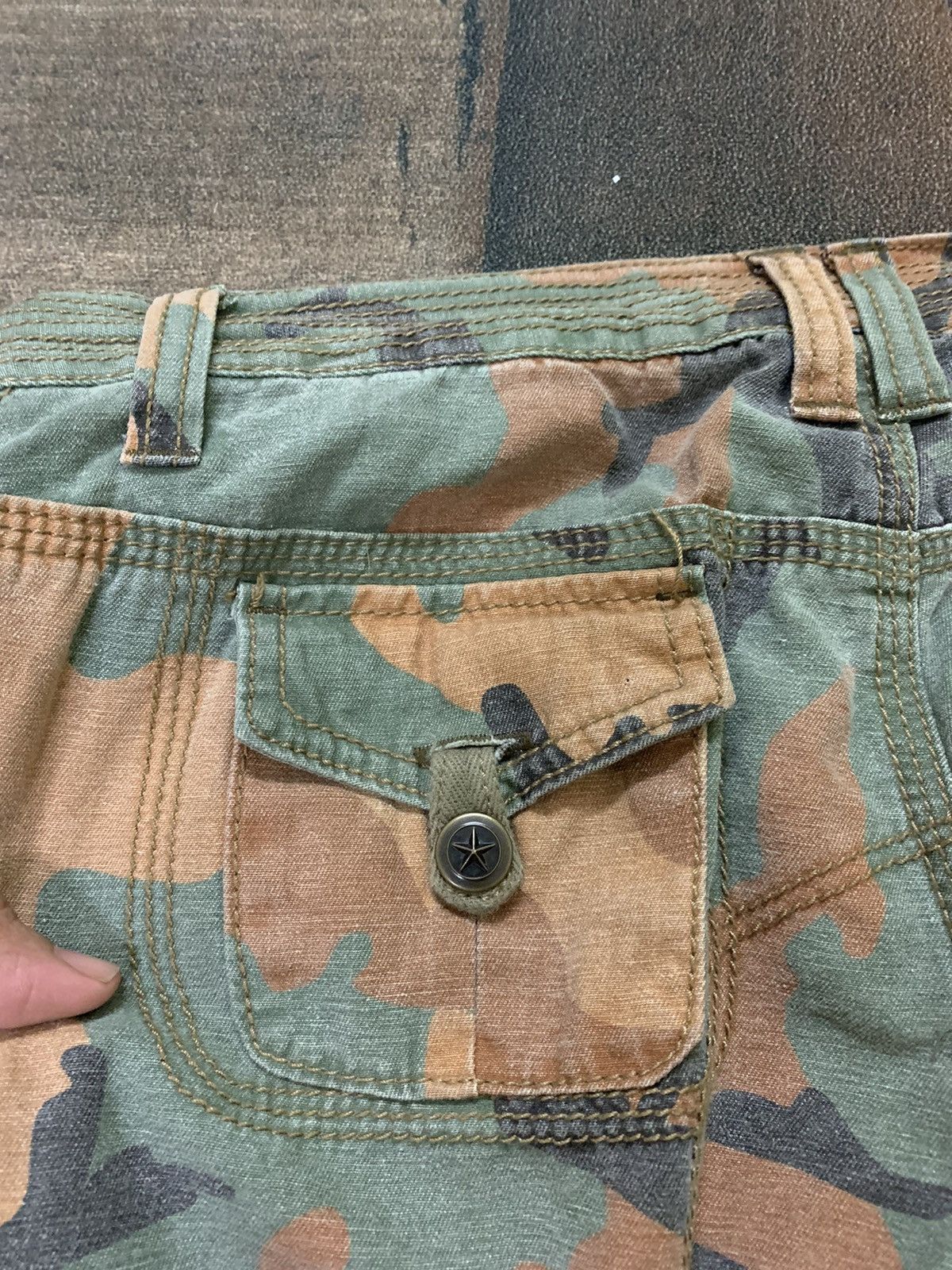 If Six Was Nine SICK FLARE cargo multipocket bondage army pant GOA style Size 31" - 18 Thumbnail