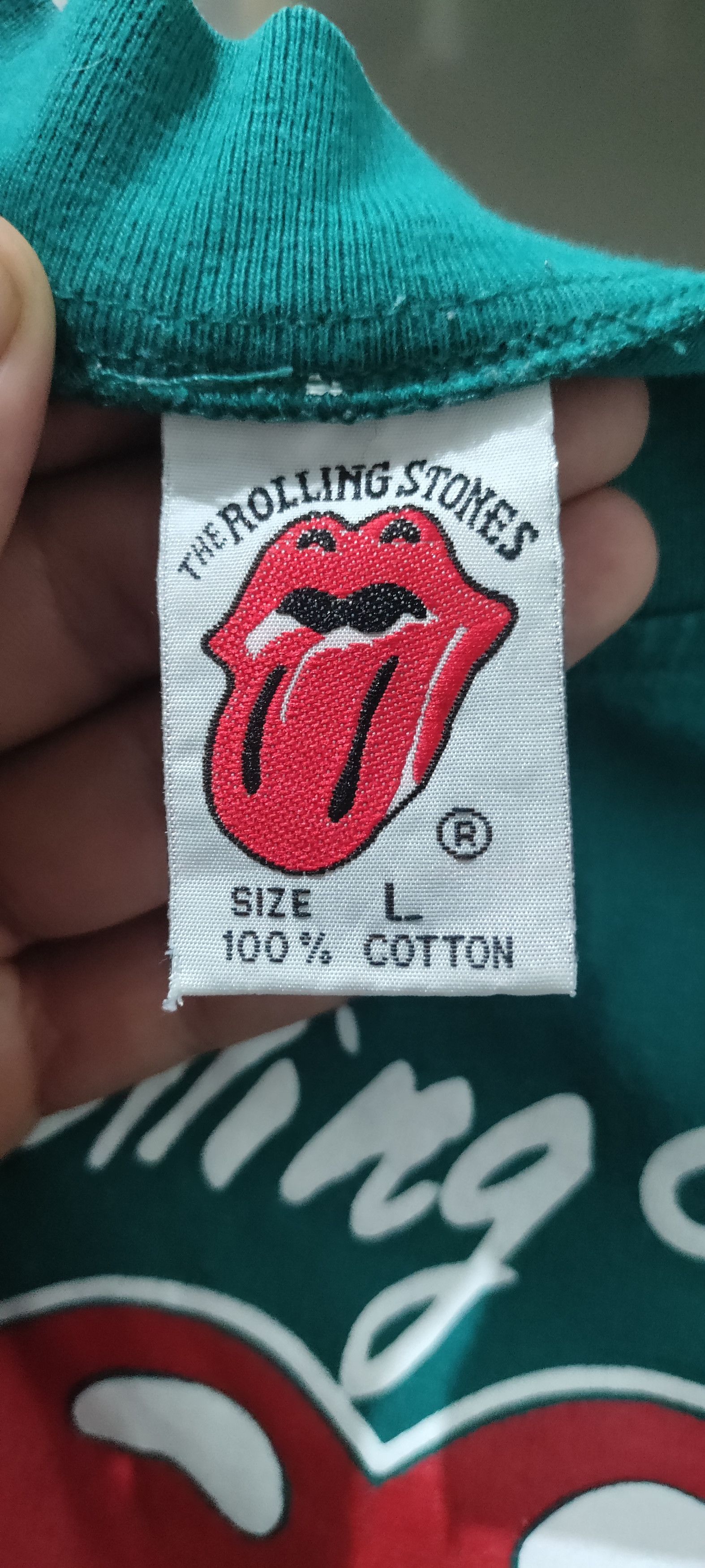 The Rolling Stones 90's Rolling stones t shirt Size US L / EU 52-54 / 3 - 5 Thumbnail