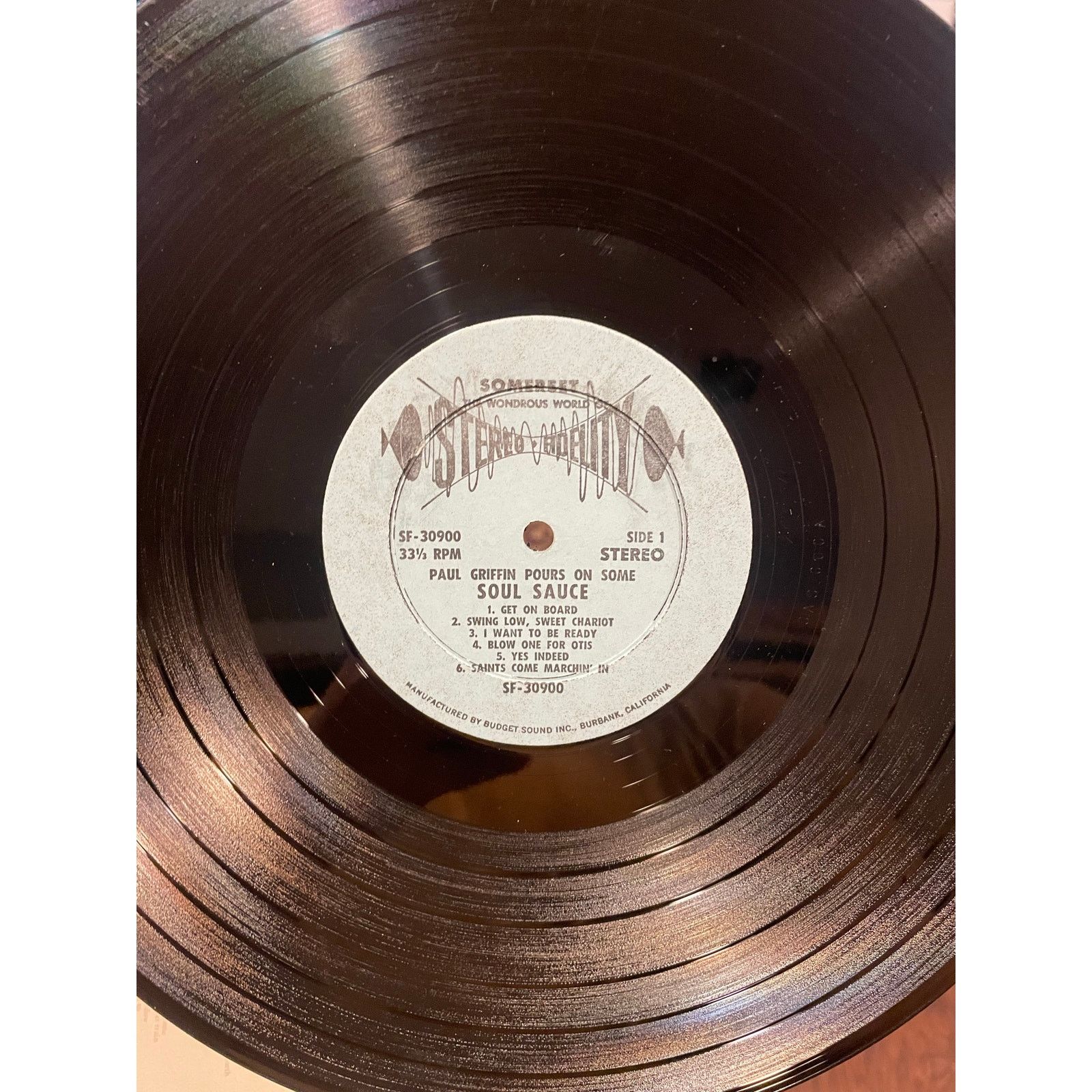 INTENTIONALLY BLANK Paul Griffin - Soul Sauce LP soul funk rnb vintage vinyl 60s Size ONE SIZE - 3 Thumbnail