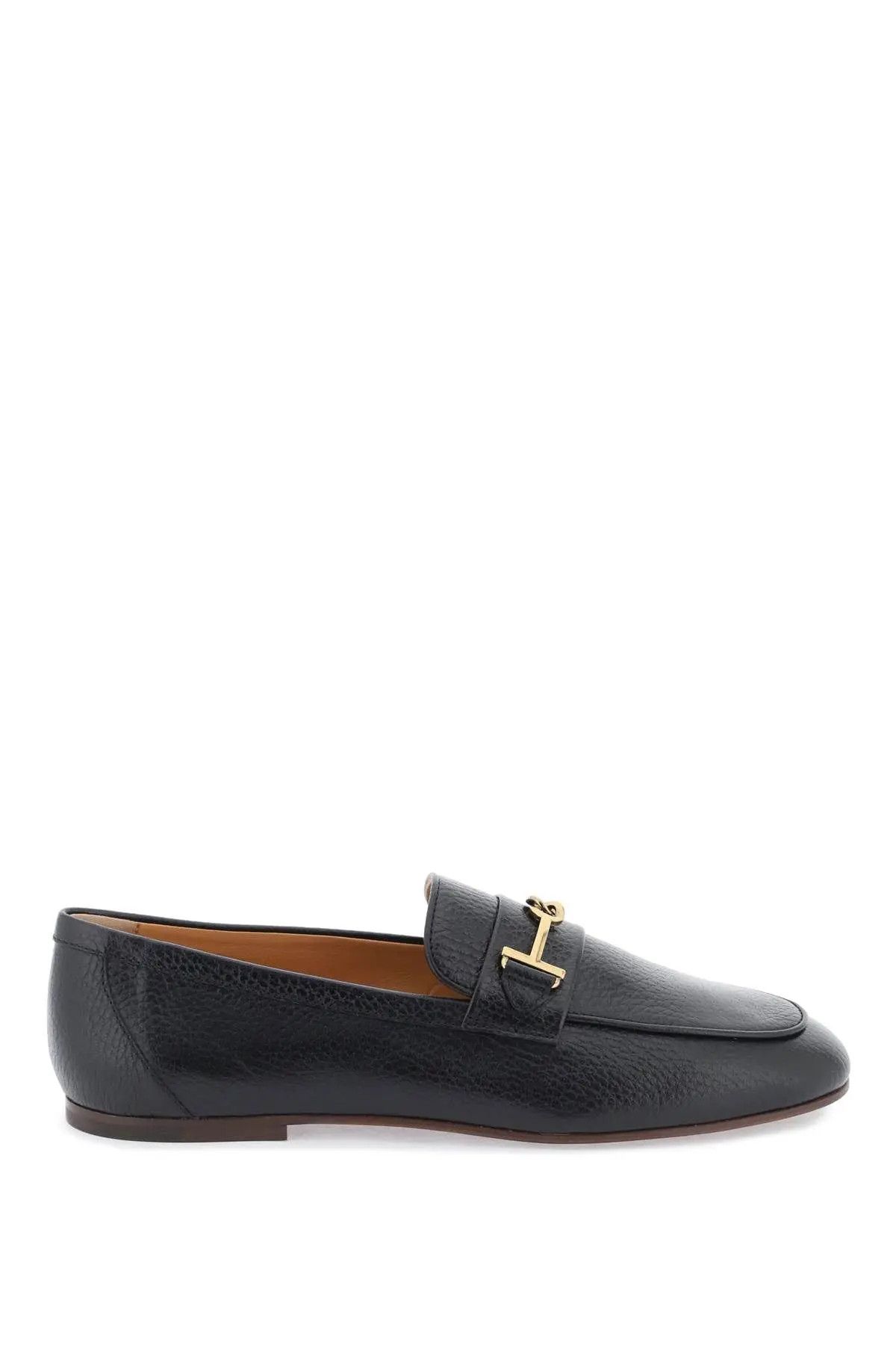 image of Tods O1S22I1N1223 Leather Loafers In Black, Women's (Size 9)