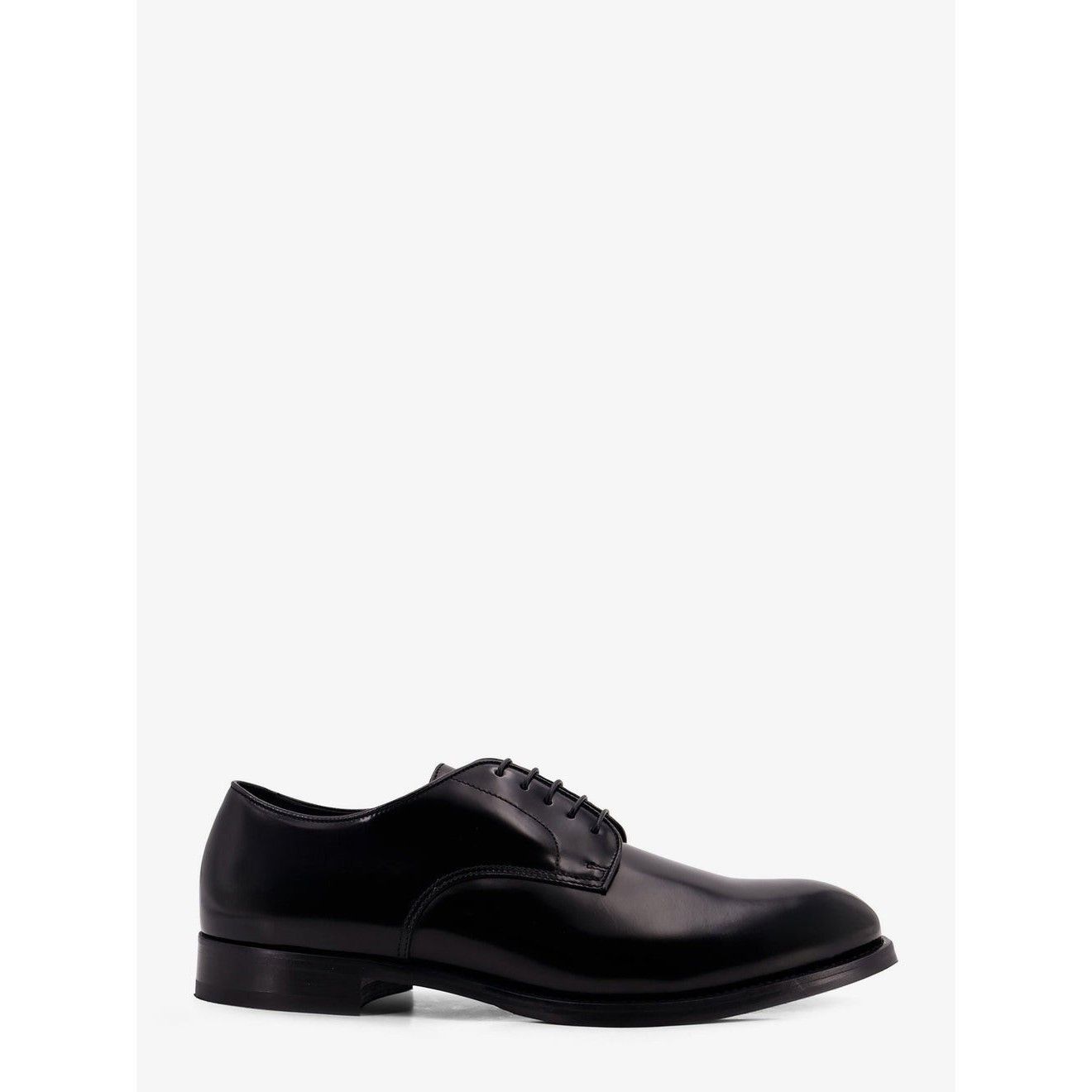 DOUCAL'S Black Leather Lace Up Shoes New & Authentic (Men's