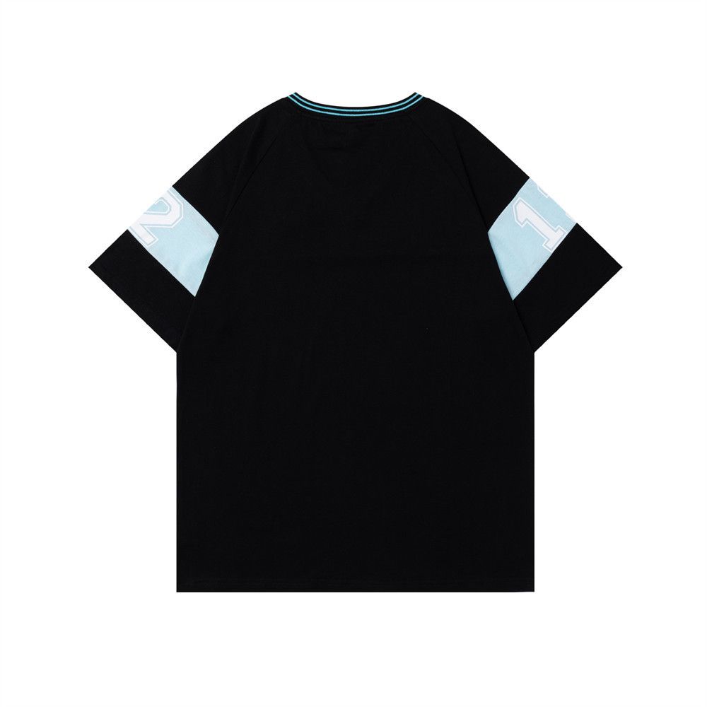 Japanese Brand × Vintage Men's loose street cotton V-neck letter print T-shirt Size US M / EU 48-50 / 2 - 2 Thumbnail