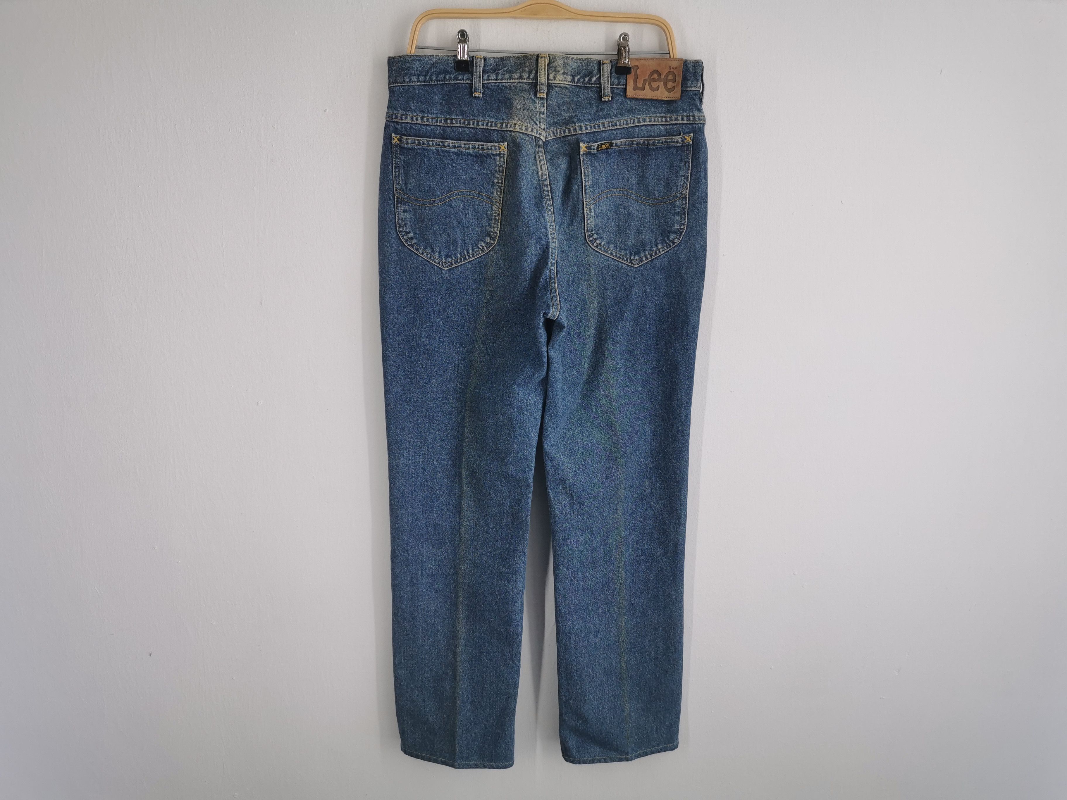 Lee Vintage 90's Lee Denim Jeans Made In Japan Size 33/36x33 Size US 33 - 3 Thumbnail