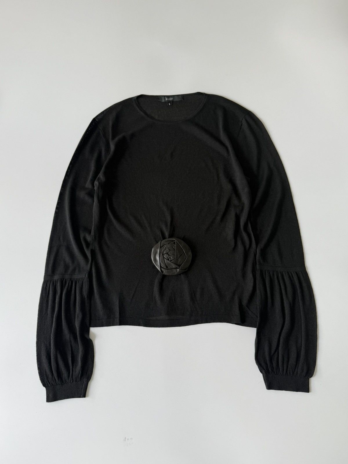 Gucci Gucci by Tom Ford F/W1999 Archival Rose Long-Sleeve Size S / US 4 / IT 40 - 1 Thumbnail