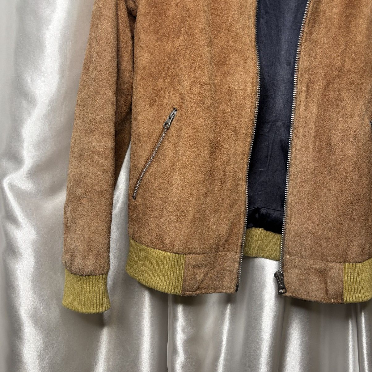 Human Scales × Leather vintage bomber jacket buffalo leather russel human scales Size US S / EU 44-46 / 1 - 8 Thumbnail