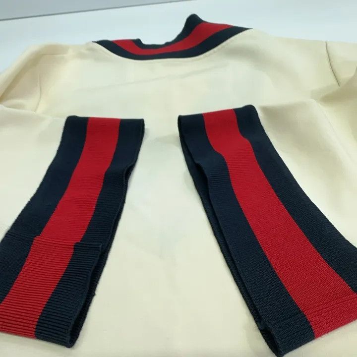 Gucci Gucci V-Neck Short Sleeve Dress in Cream-2507 Size M / US 6-8 / IT 42-44 - 3 Thumbnail