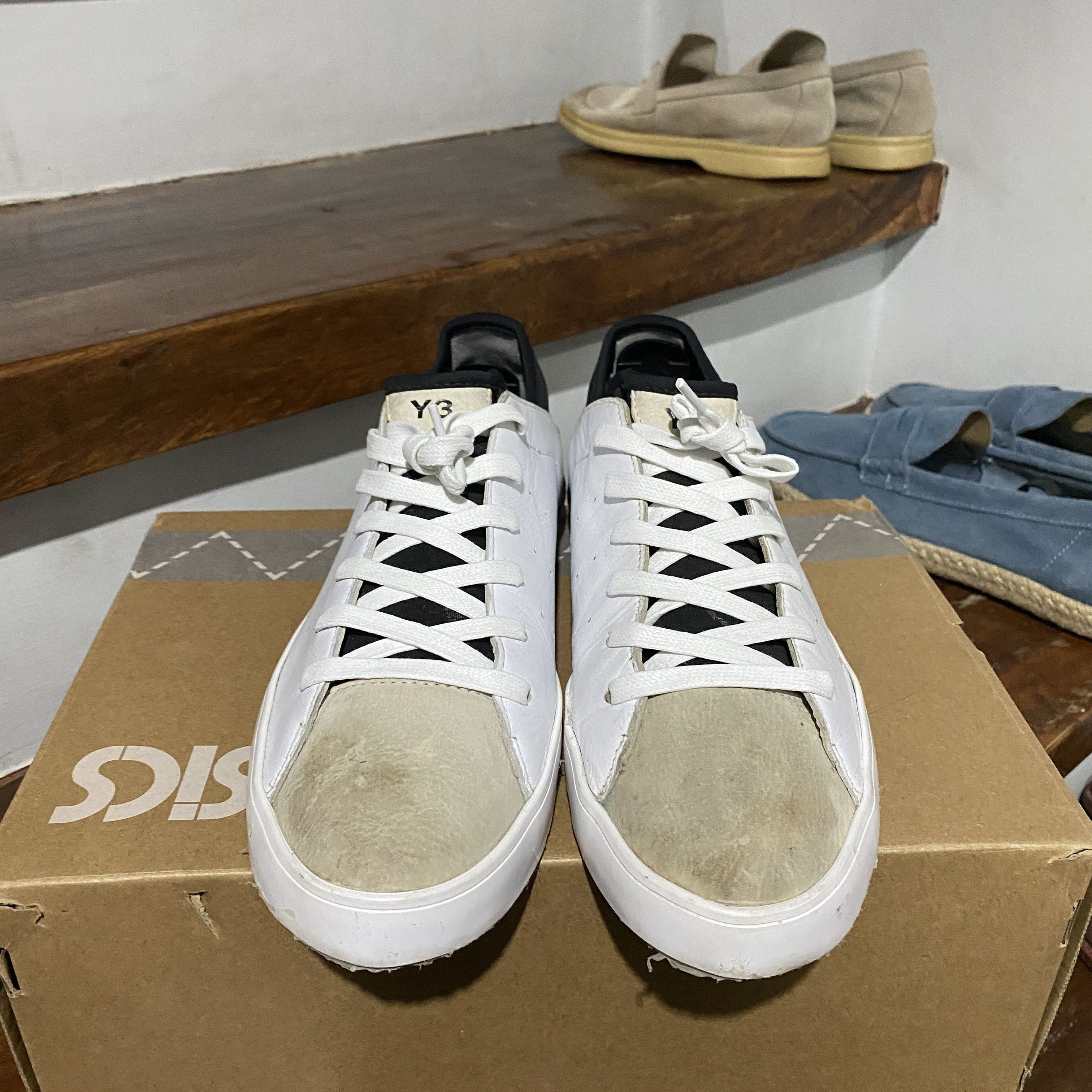 Y-3 Adidas x Yohji Yamamoto Court Sneakers 10 Size US 10 / EU 43 - 4 Thumbnail