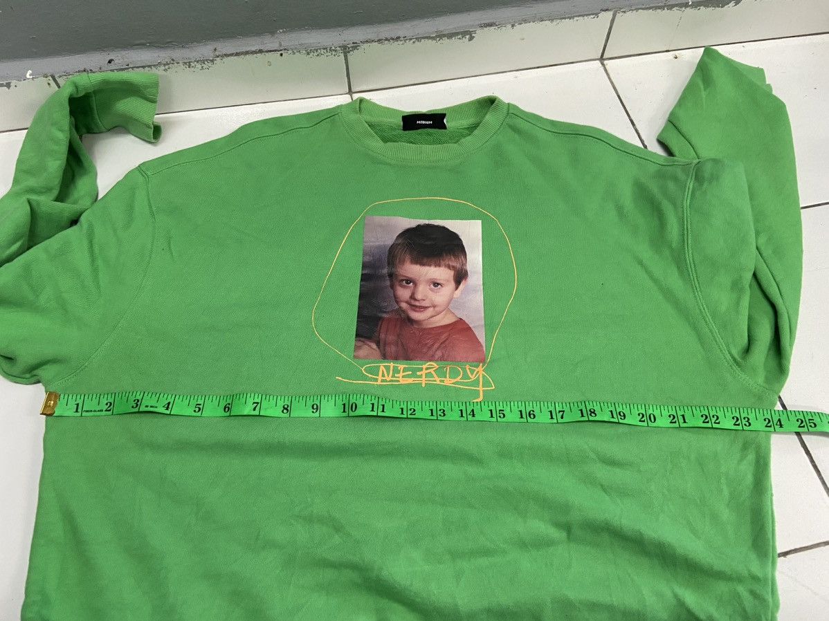 Japanese Brand NERDY STREETWEAR GREEN SWEATSHIRT Size US M / EU 48-50 / 2 - 14 Thumbnail