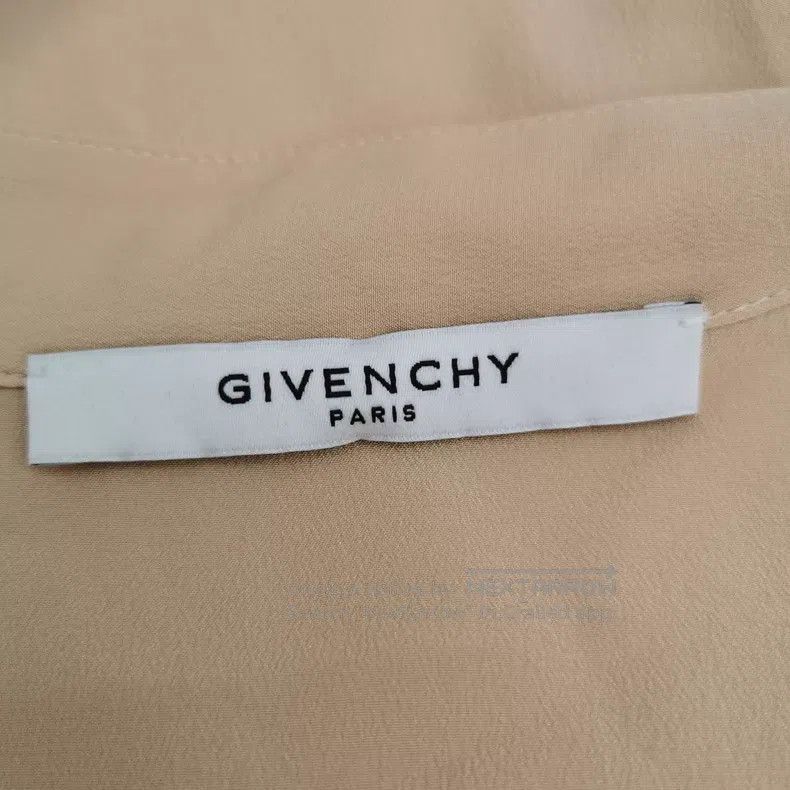 Givenchy Givenchy Beige Silk Shirt Size XS / US 0-2 / IT 36-38 - 6 Thumbnail