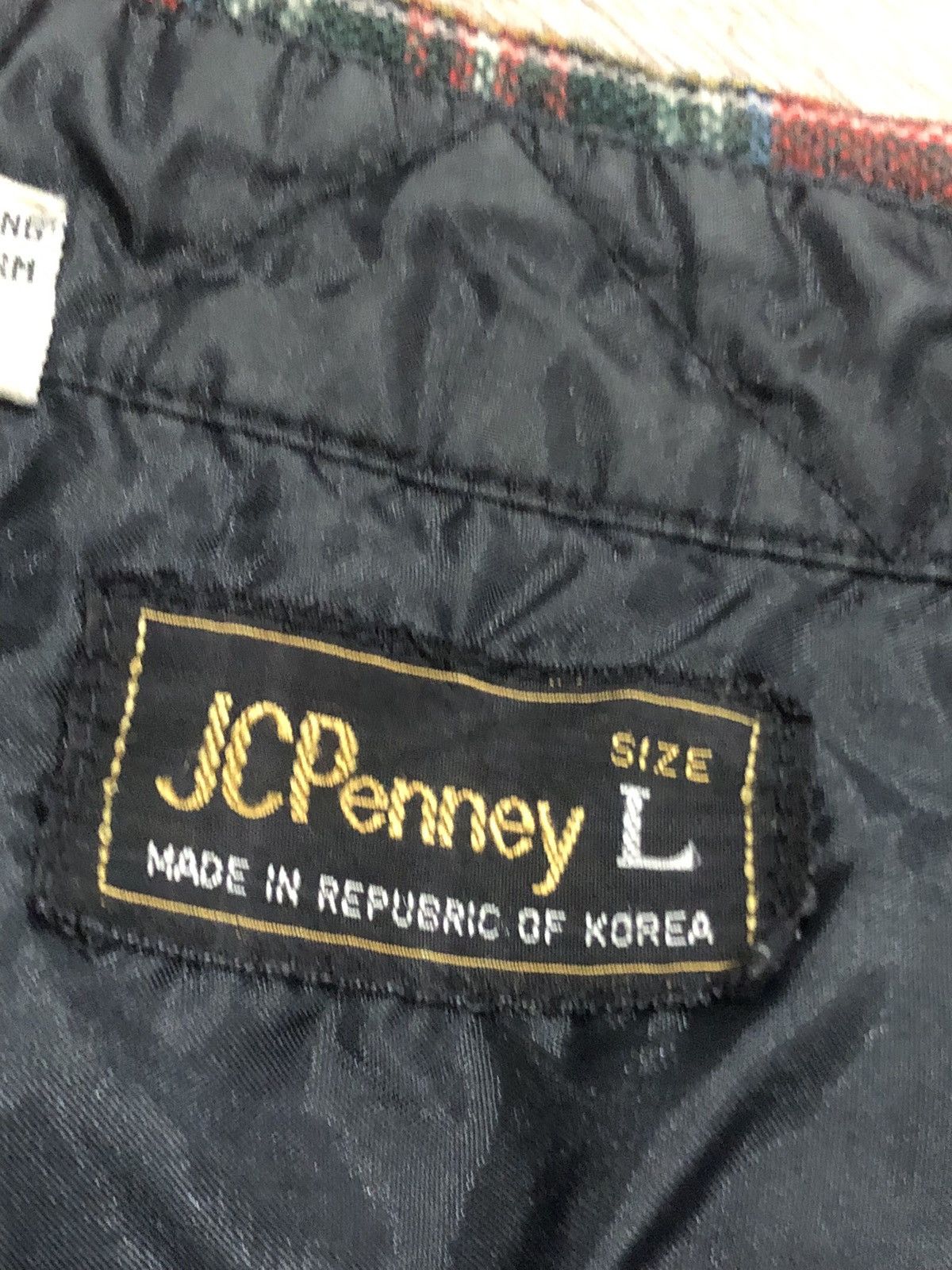Vintage Vtg JCPenny Wool Blend Flannel Size US L / EU 52-54 / 3 - 4 Thumbnail