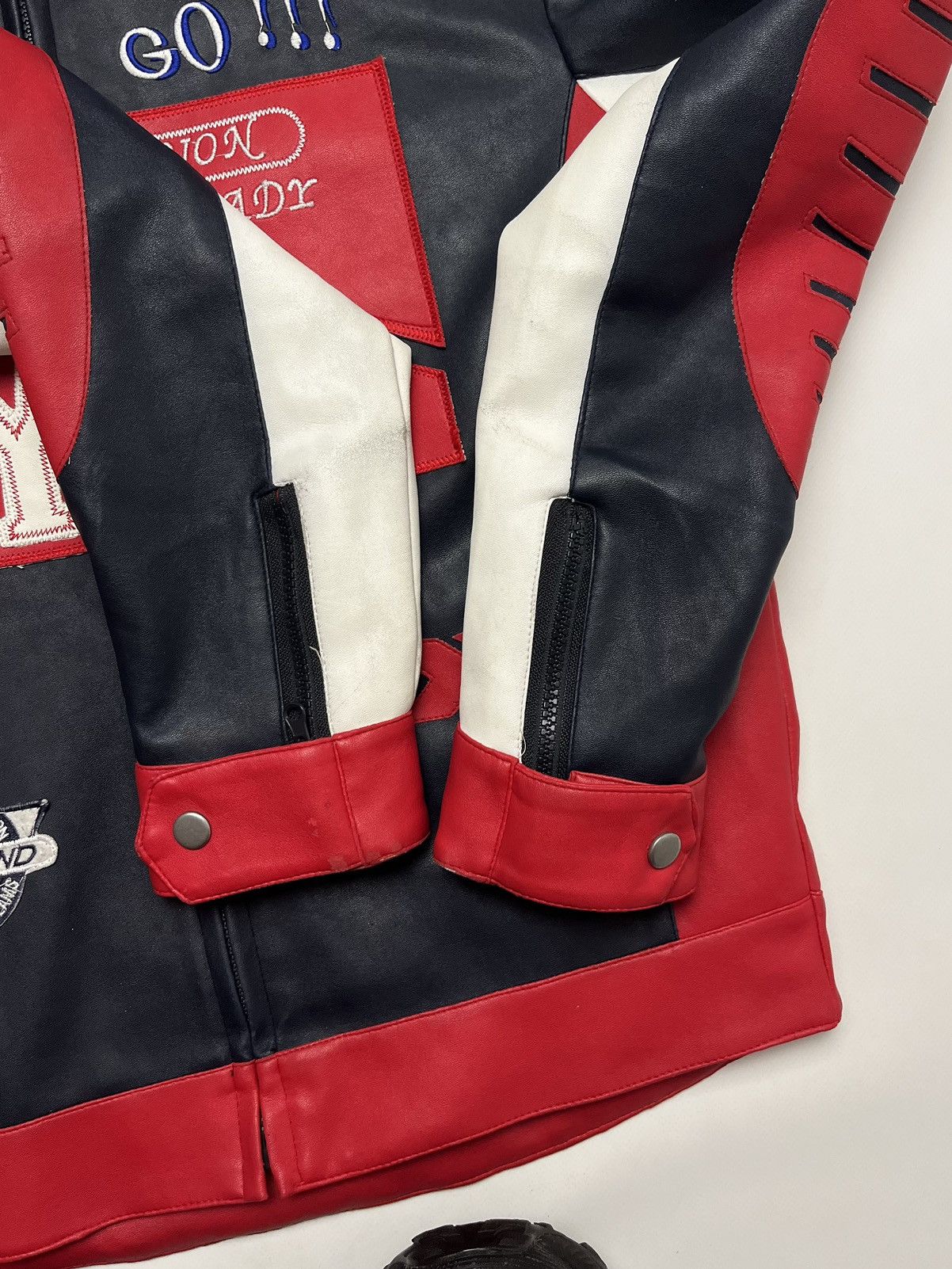 Fox Racing Racing Moto NYPD Bike Team Leather Jacket Size US S / EU 44-46 / 1 - 13 Thumbnail