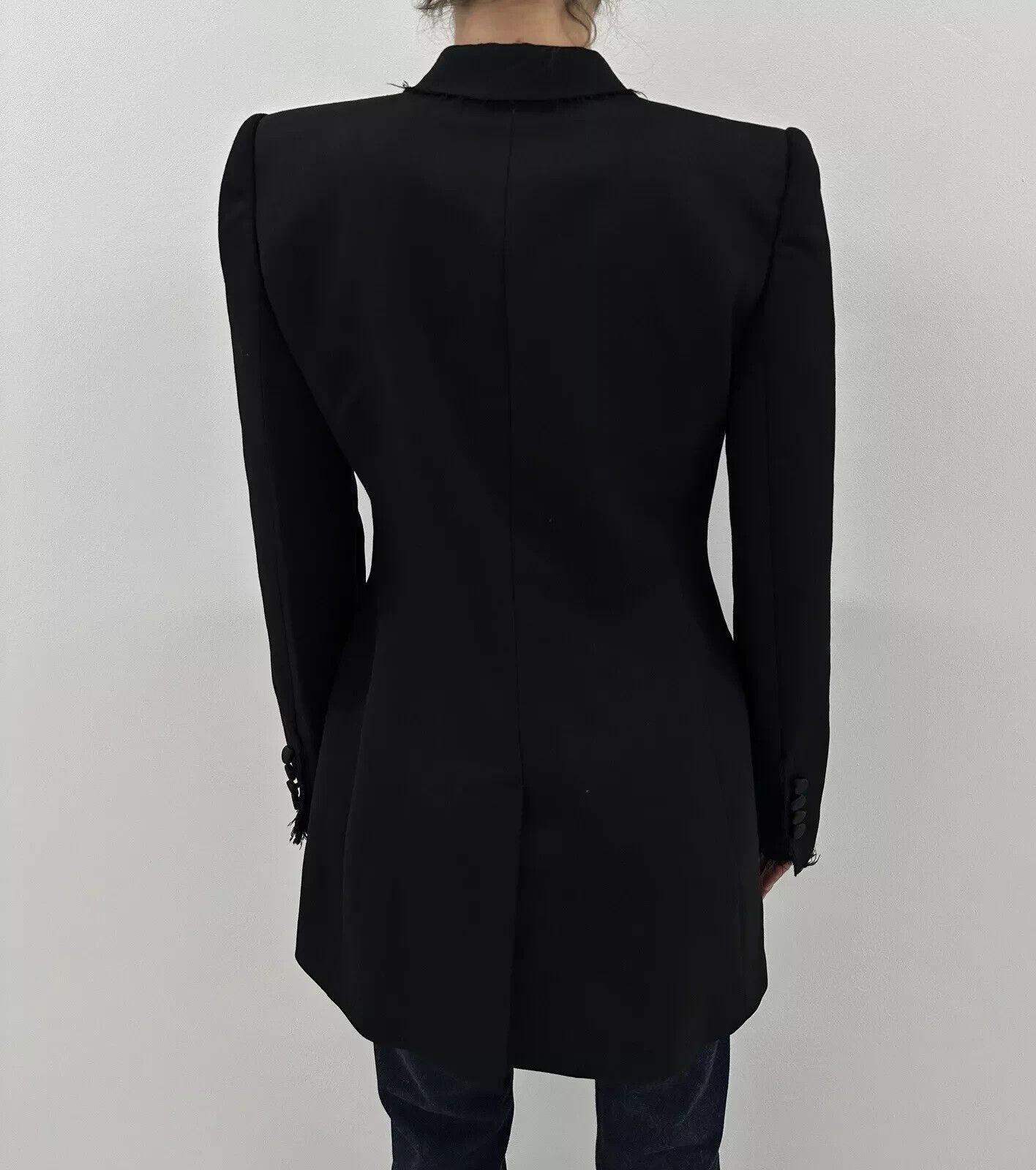 Dolce & Gabbana DDP Dolce&Gabbana Wool Blazer Tailored Fitted Womens Size M / US 6-8 / IT 42-44 - 7 Thumbnail