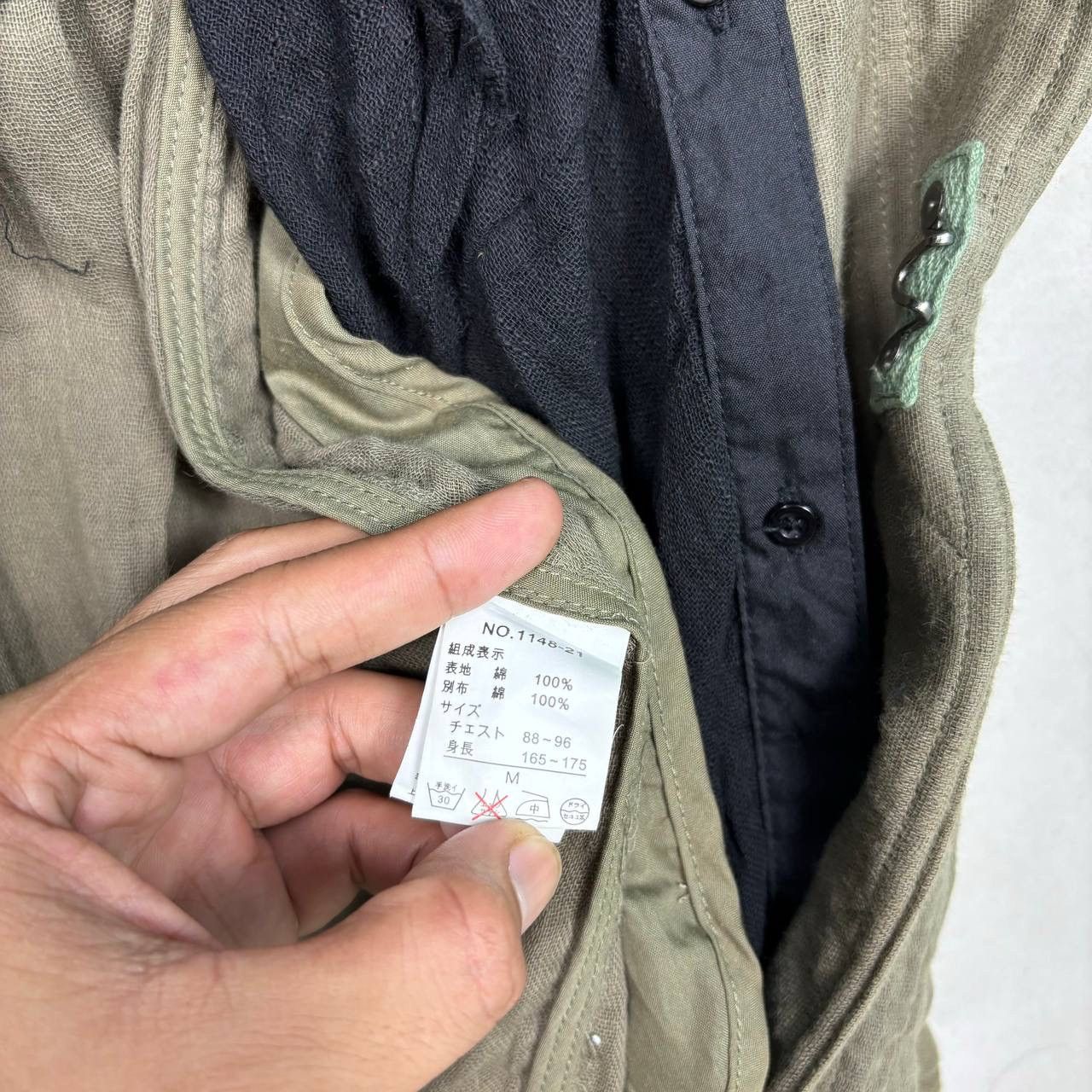 Le Grande Bleu (L.G.B.) Vintage Bernings Army Distressed Parka Jacket Size US M / EU 48-50 / 2 - 7 Thumbnail