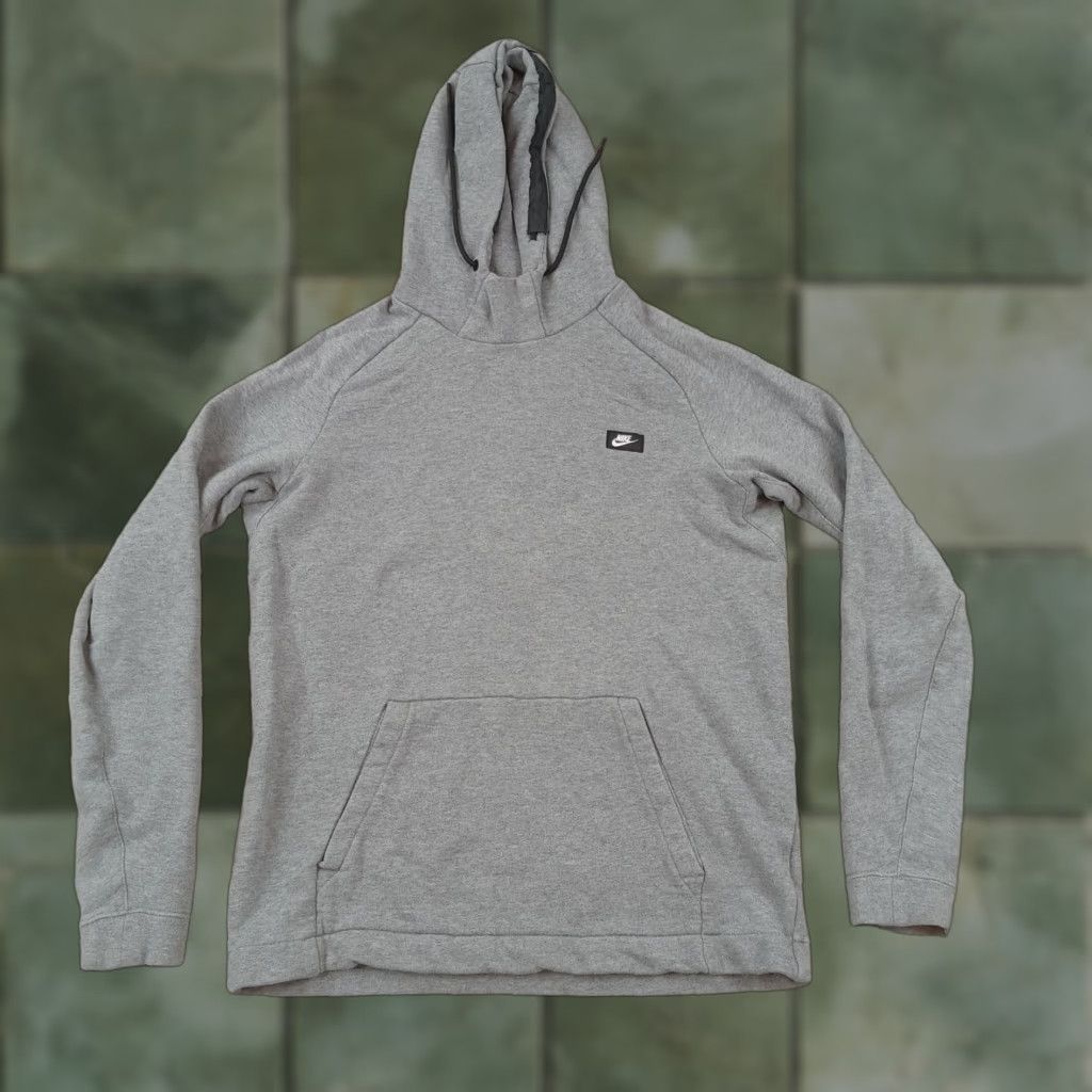 Nike Nike Hoodie Mens Medium Gray Pullover Sweatshirt Hooded Drawstring Casual Size US M / EU 48-50 / 2 - 1 Thumbnail